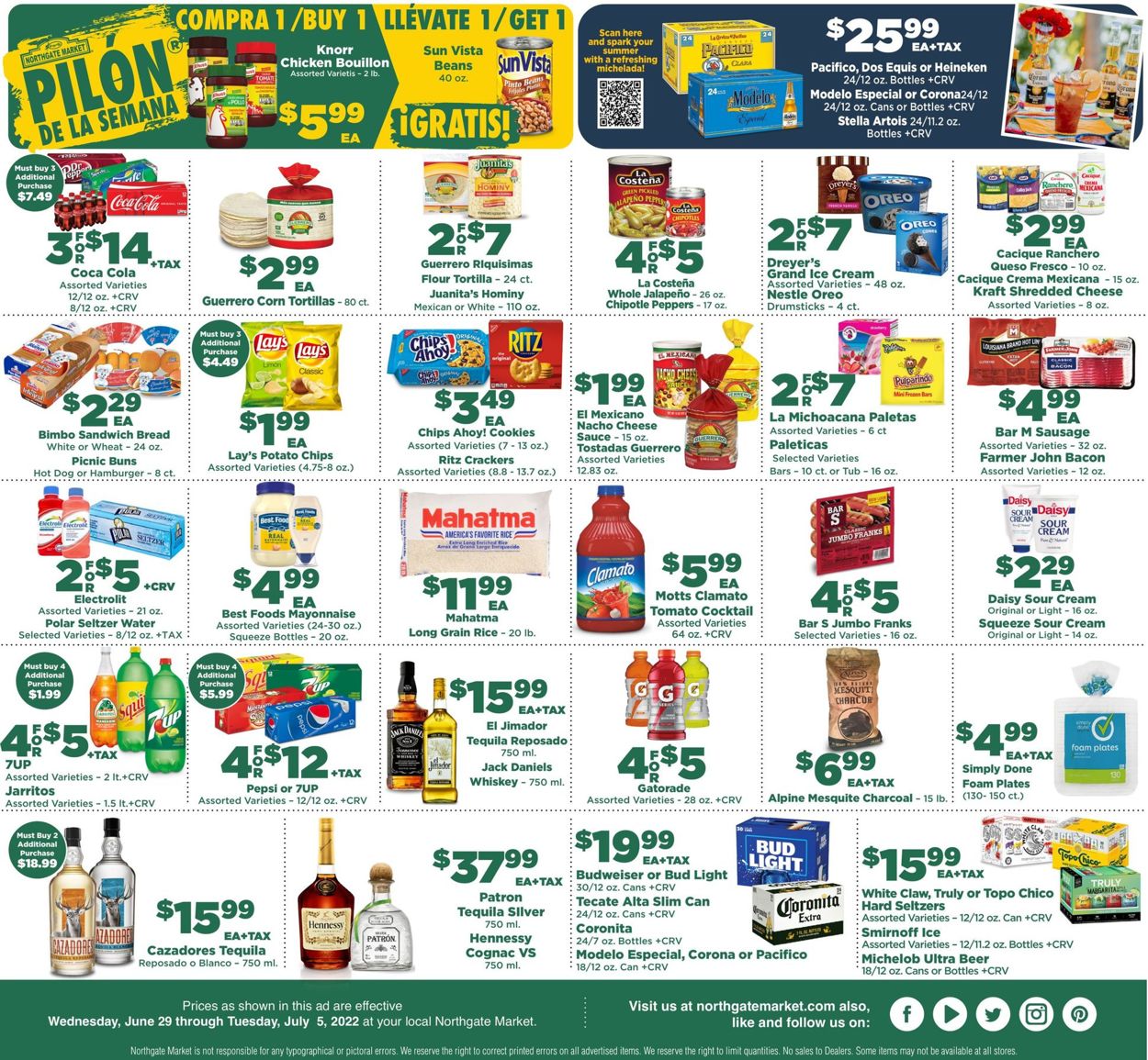 Northgate Market - 4th of July Sale Weekly Ad Circular - valid 06/29-07/05/2022 (Page 4)