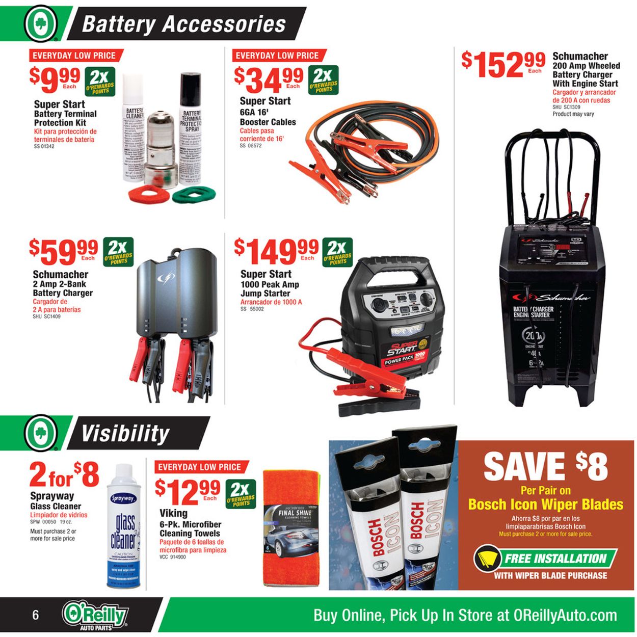 O'Reilly Auto Parts HOLIDAY 2021 Weekly Ad Circular - valid 11/24-12/28/2021 (Page 6)