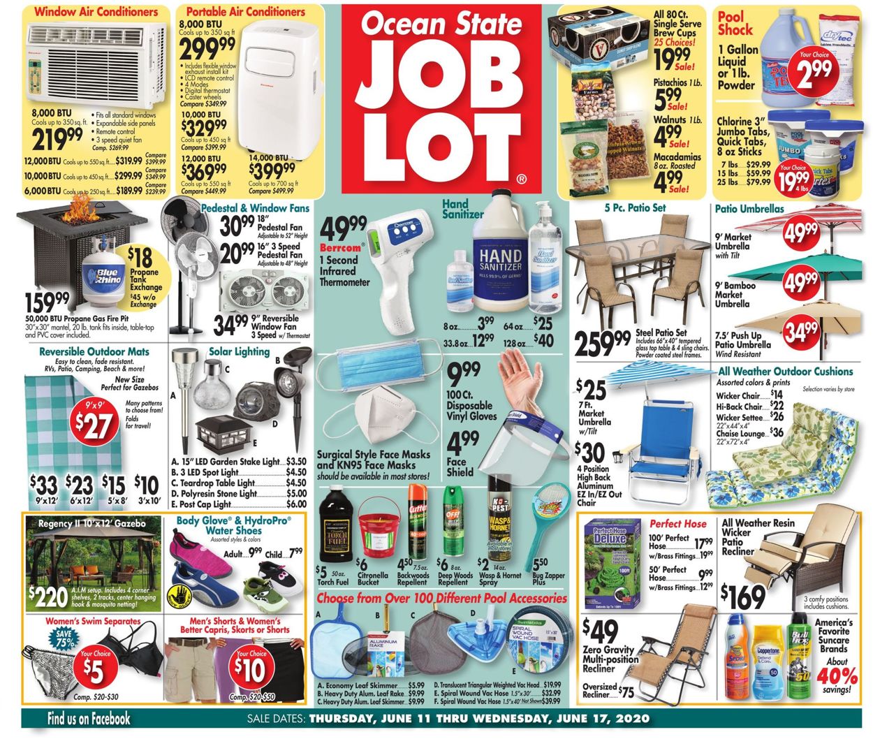Ocean State Job Lot Weekly Ad Circular - valid 06/11-06/17/2020