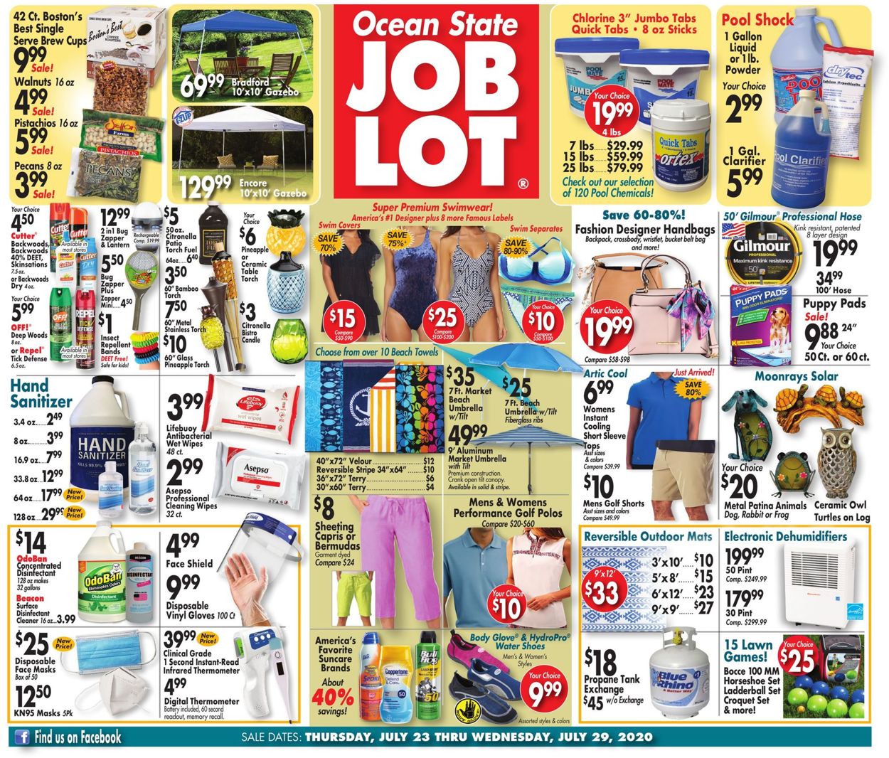 Ocean State Job Lot Weekly Ad Circular - valid 07/23-07/29/2020
