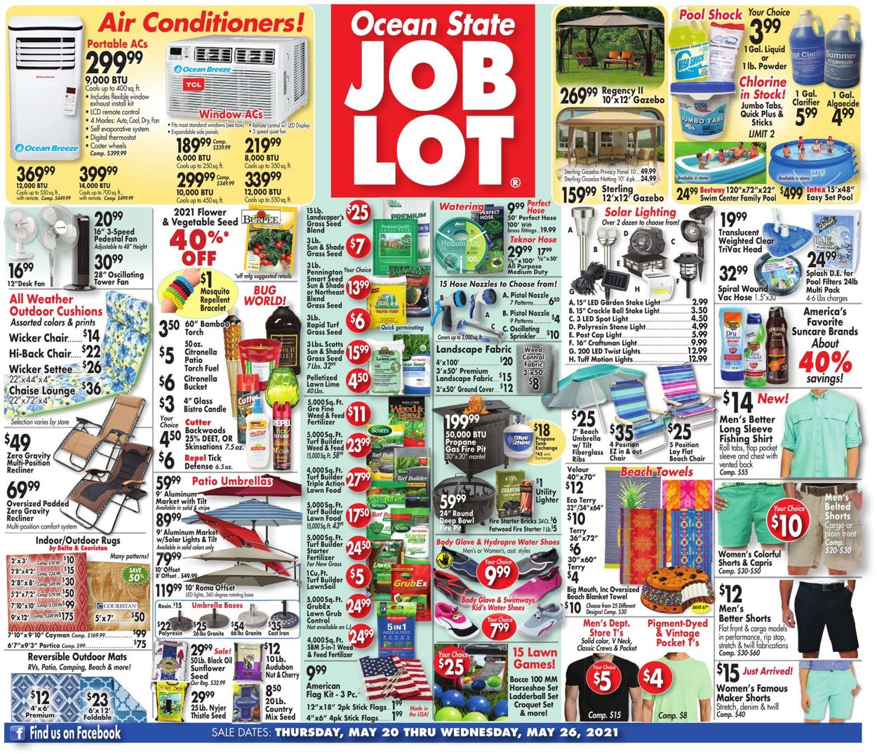 Ocean State Job Lot Weekly Ad Circular - valid 05/20-05/26/2021