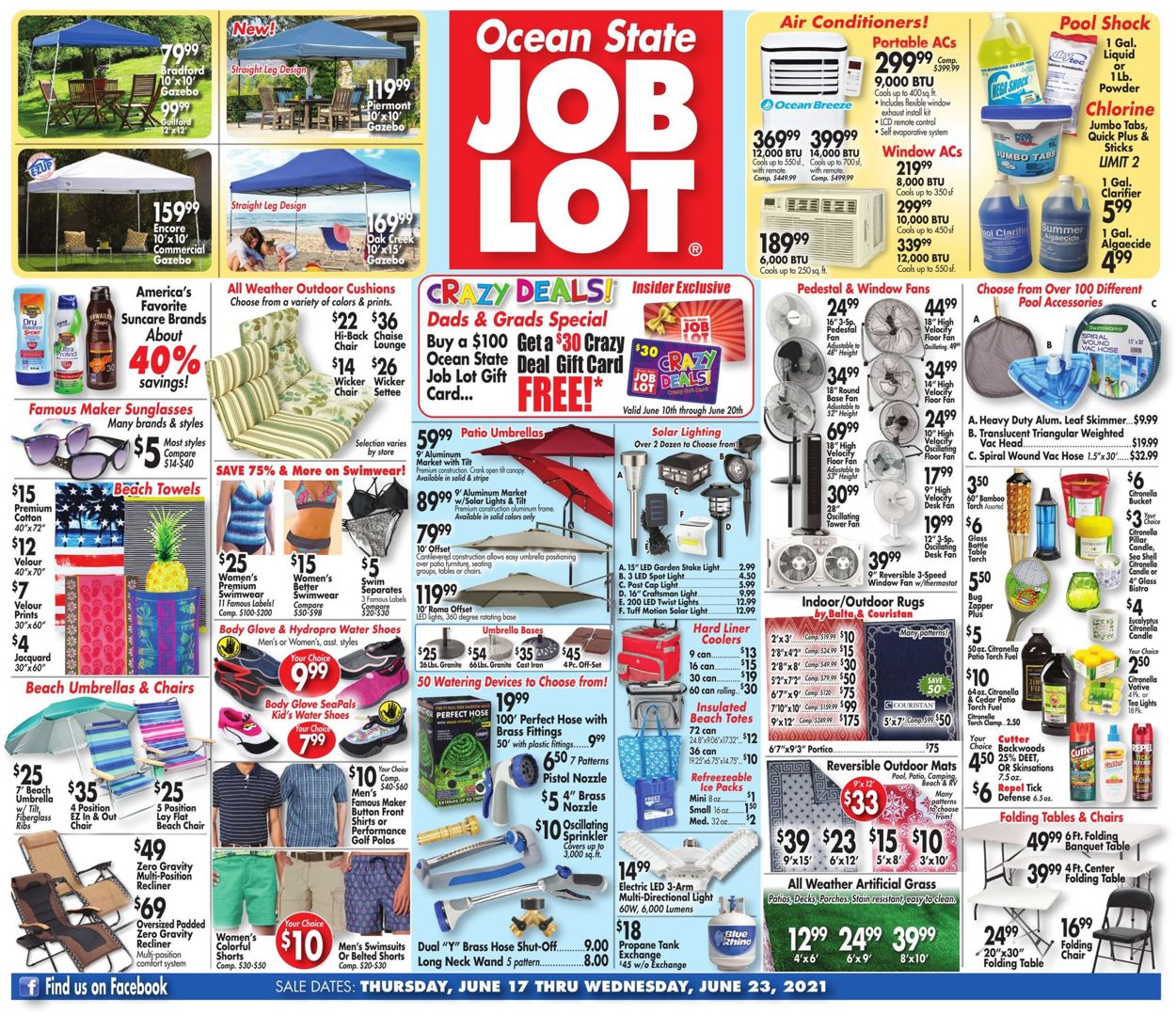 Ocean State Job Lot Weekly Ad Circular - valid 06/17-06/23/2021