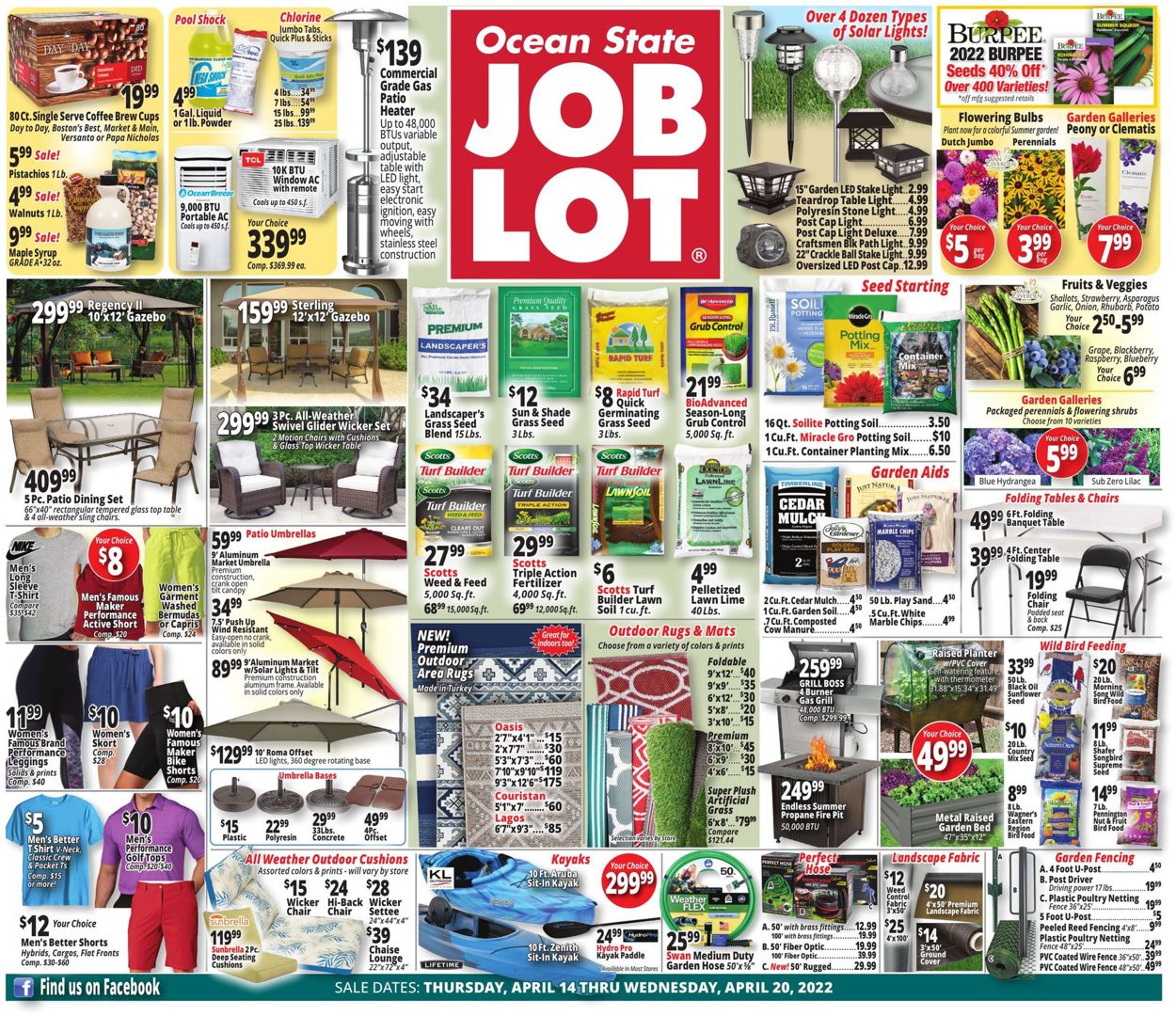 Ocean State Job Lot Weekly Ad Circular - valid 04/14-04/20/2022