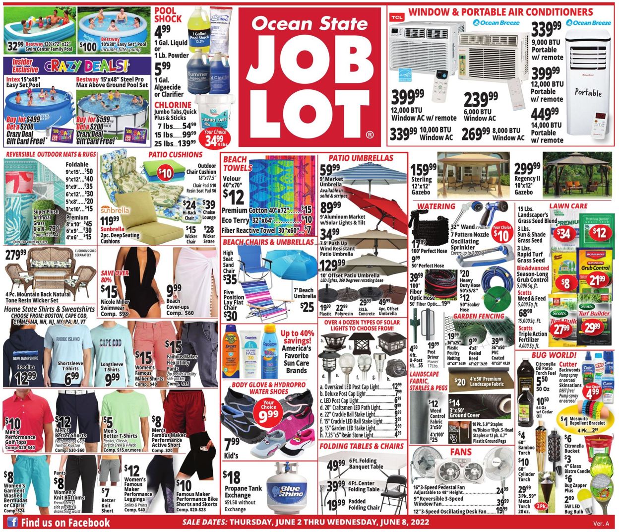 Ocean State Job Lot Weekly Ad Circular - valid 06/02-06/08/2022