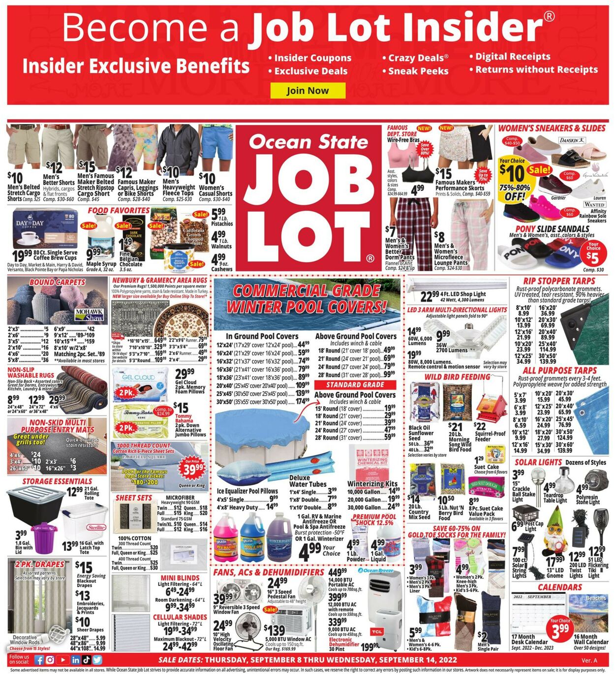 Ocean State Job Lot Weekly Ad Circular - valid 09/08-09/14/2022