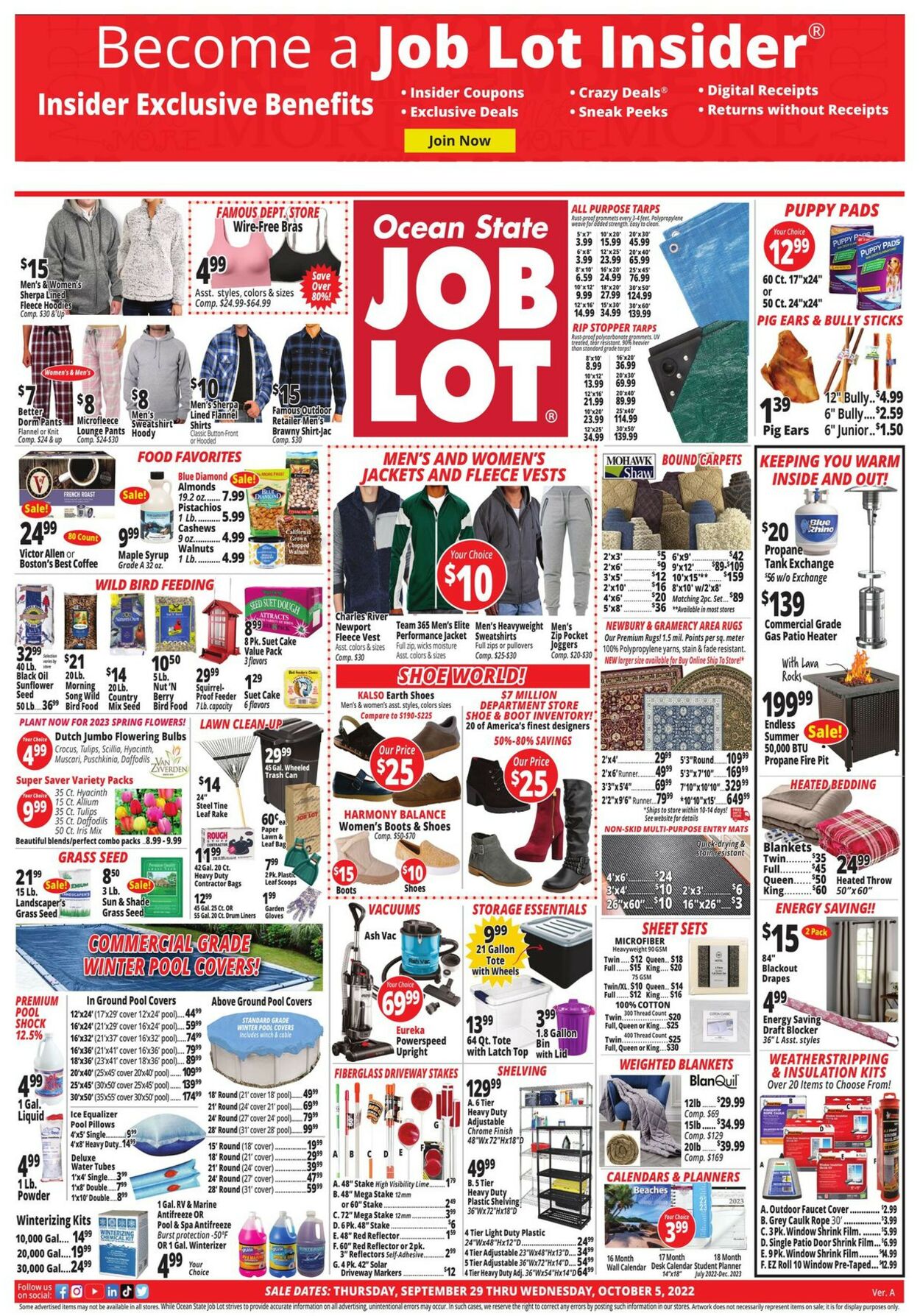 Ocean State Job Lot Weekly Ad Circular - valid 09/29-10/05/2022