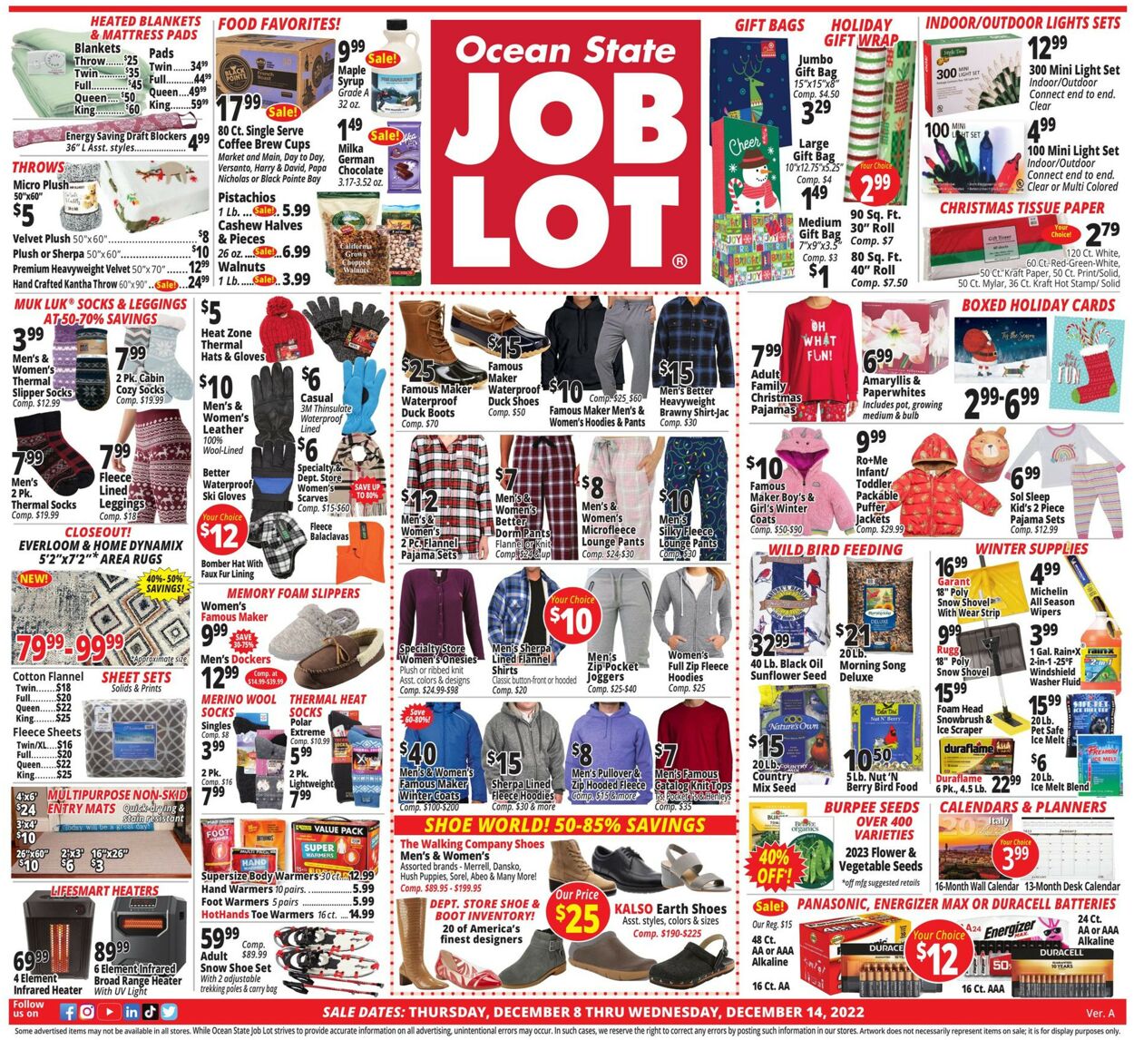 Ocean State Job Lot Weekly Ad Circular - valid 12/08-12/14/2022