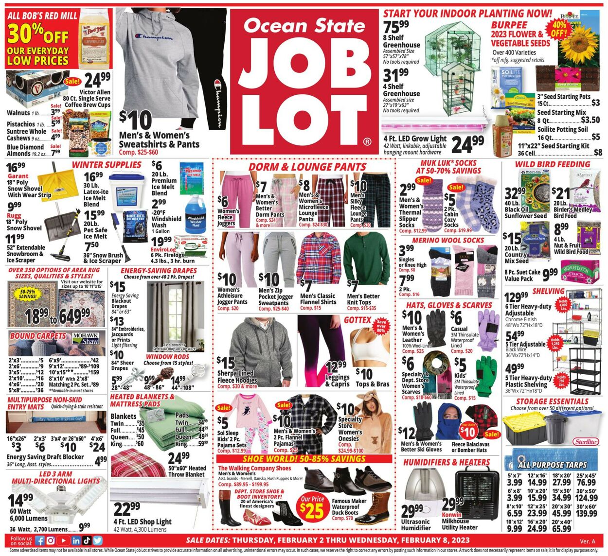 Ocean State Job Lot Weekly Ad Circular - valid 02/02-02/08/2023