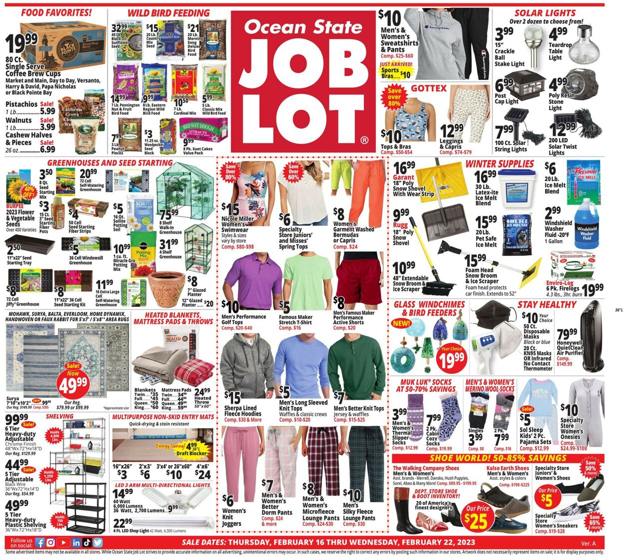 Ocean State Job Lot Weekly Ad Circular - valid 02/16-02/22/2023