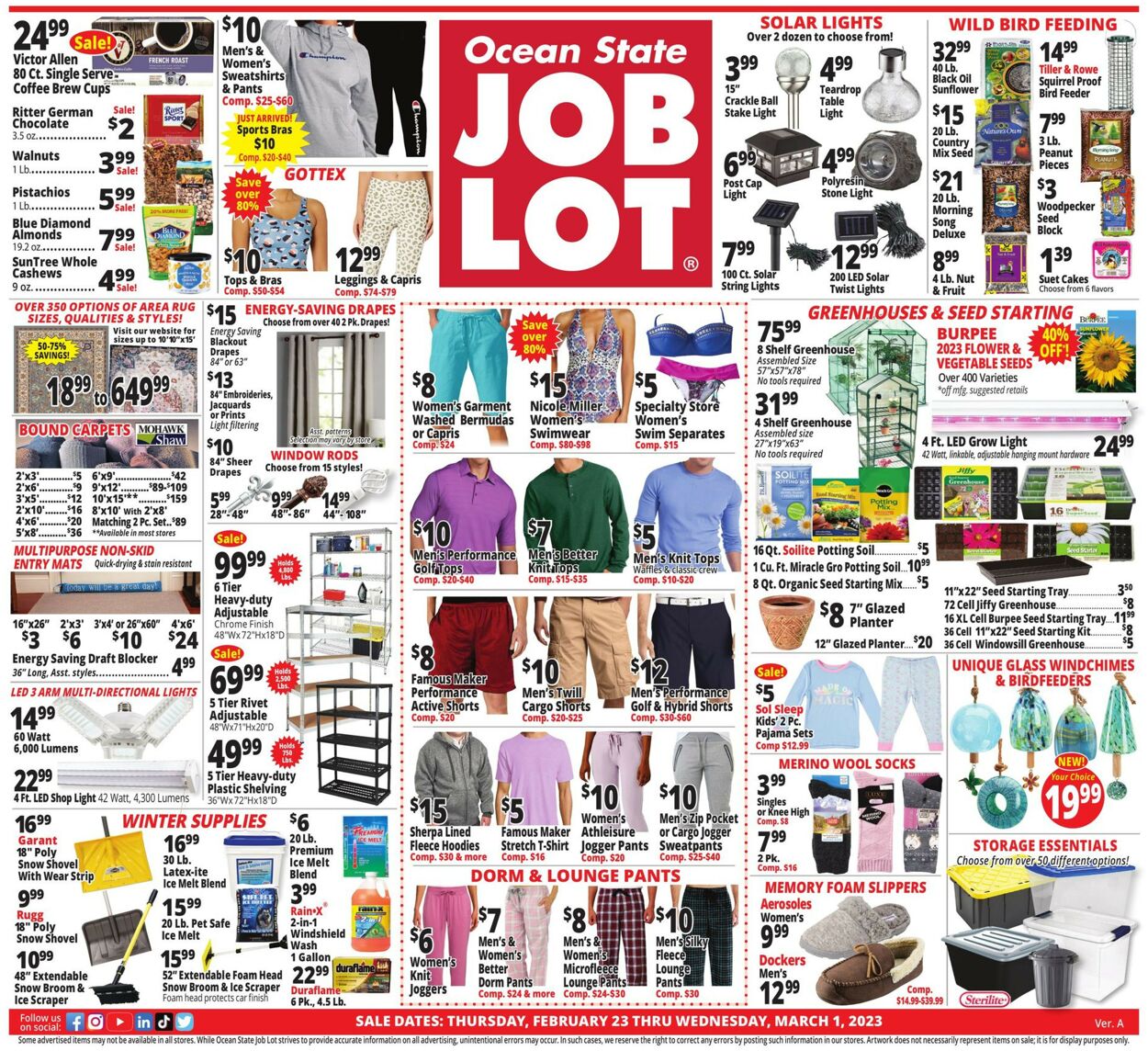 Ocean State Job Lot Weekly Ad Circular - valid 02/23-03/01/2023