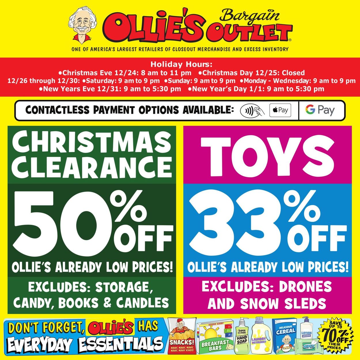 Ollie's Weekly Ad Circular - valid 12/26-12/31/2020