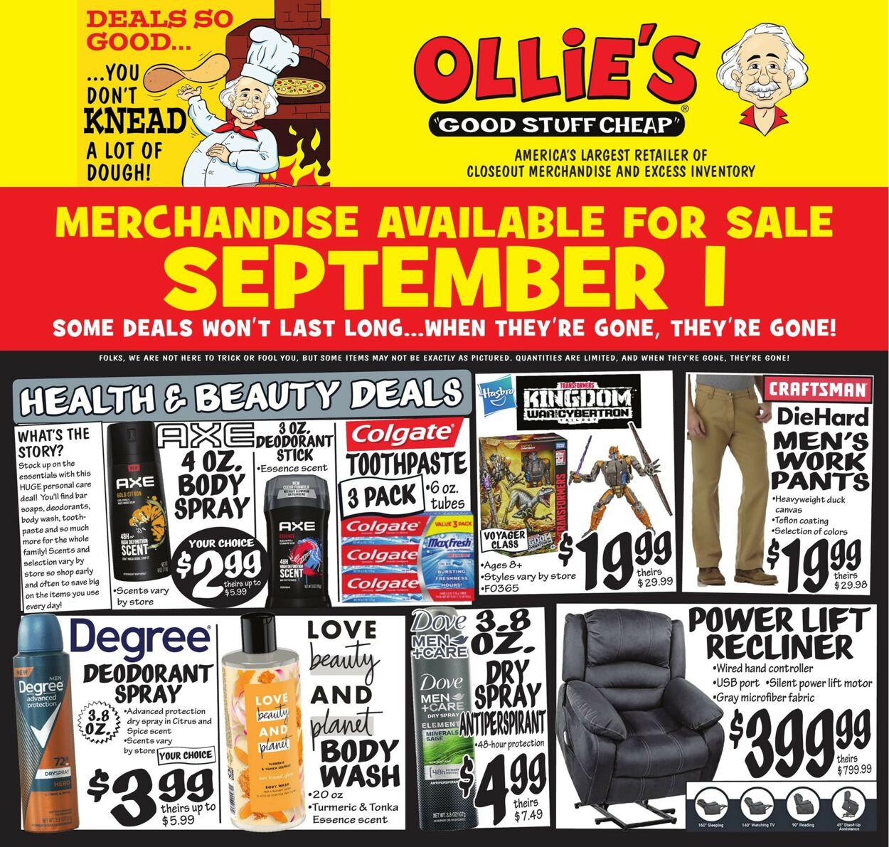 Ollie's Weekly Ad Circular - valid 09/01-09/08/2022
