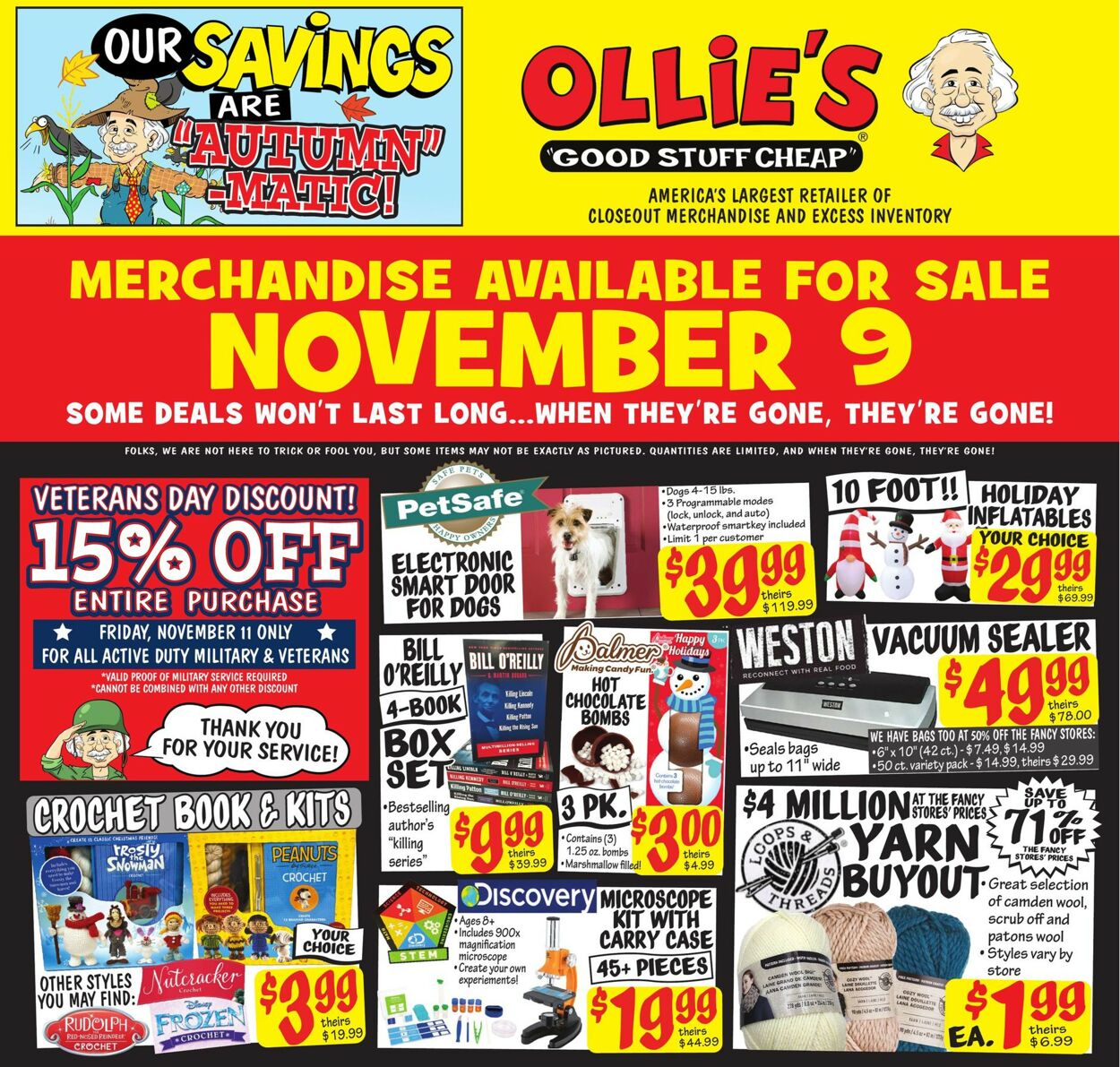 Ollie's Weekly Ad Circular - valid 11/09-11/16/2022
