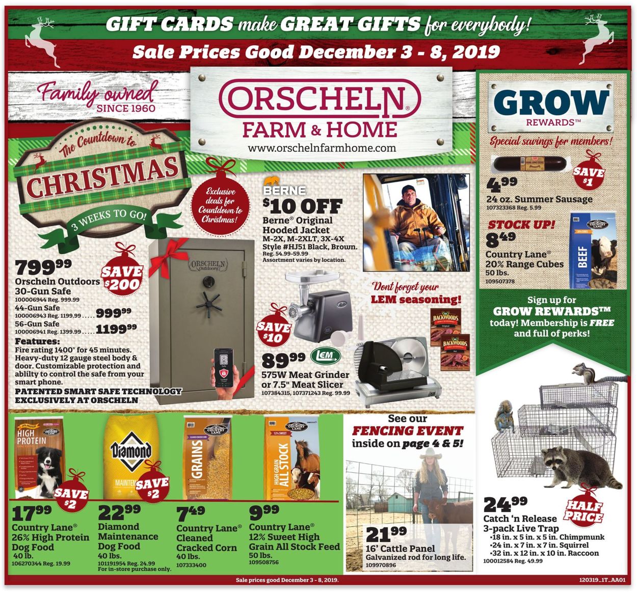 Orscheln Farm and Home - Christmas Ad 2019 Weekly Ad Circular - valid 12/03-12/08/2019