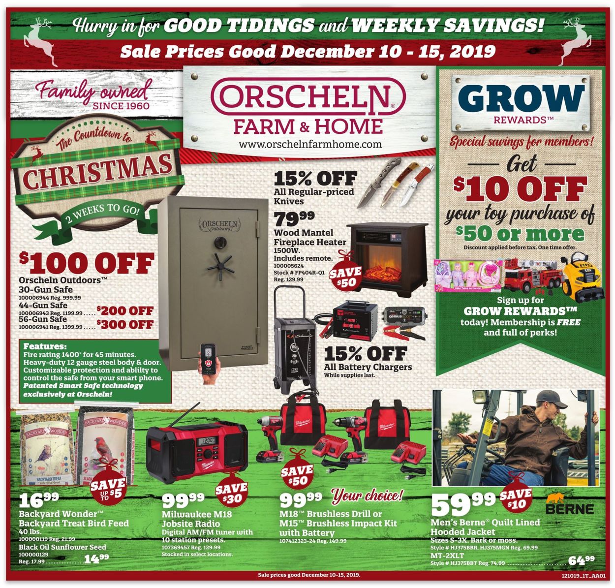 Orscheln Farm and Home Weekly Ad Circular - valid 12/10-12/15/2019