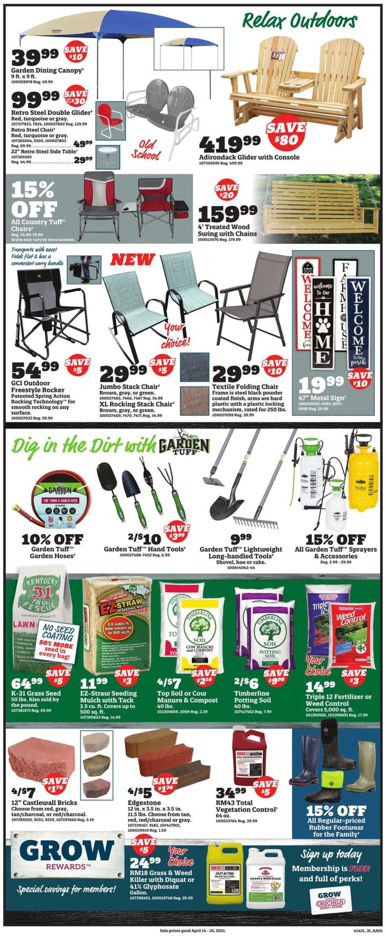 Orscheln Farm and Home Weekly Ad Circular - valid 04/14-04/25/2021 (Page 4)