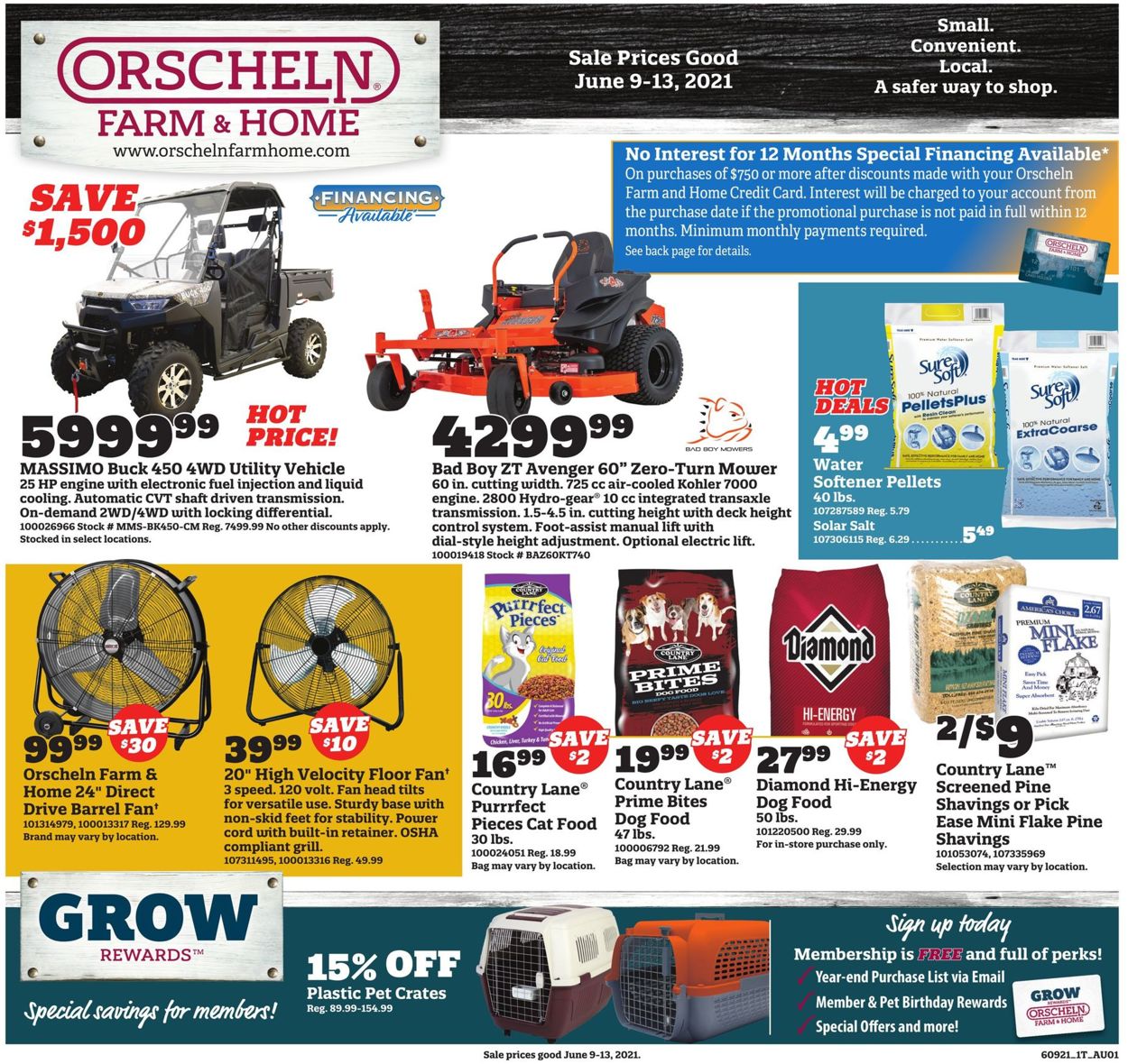 Orscheln Farm and Home Weekly Ad Circular - valid 06/09-06/13/2021
