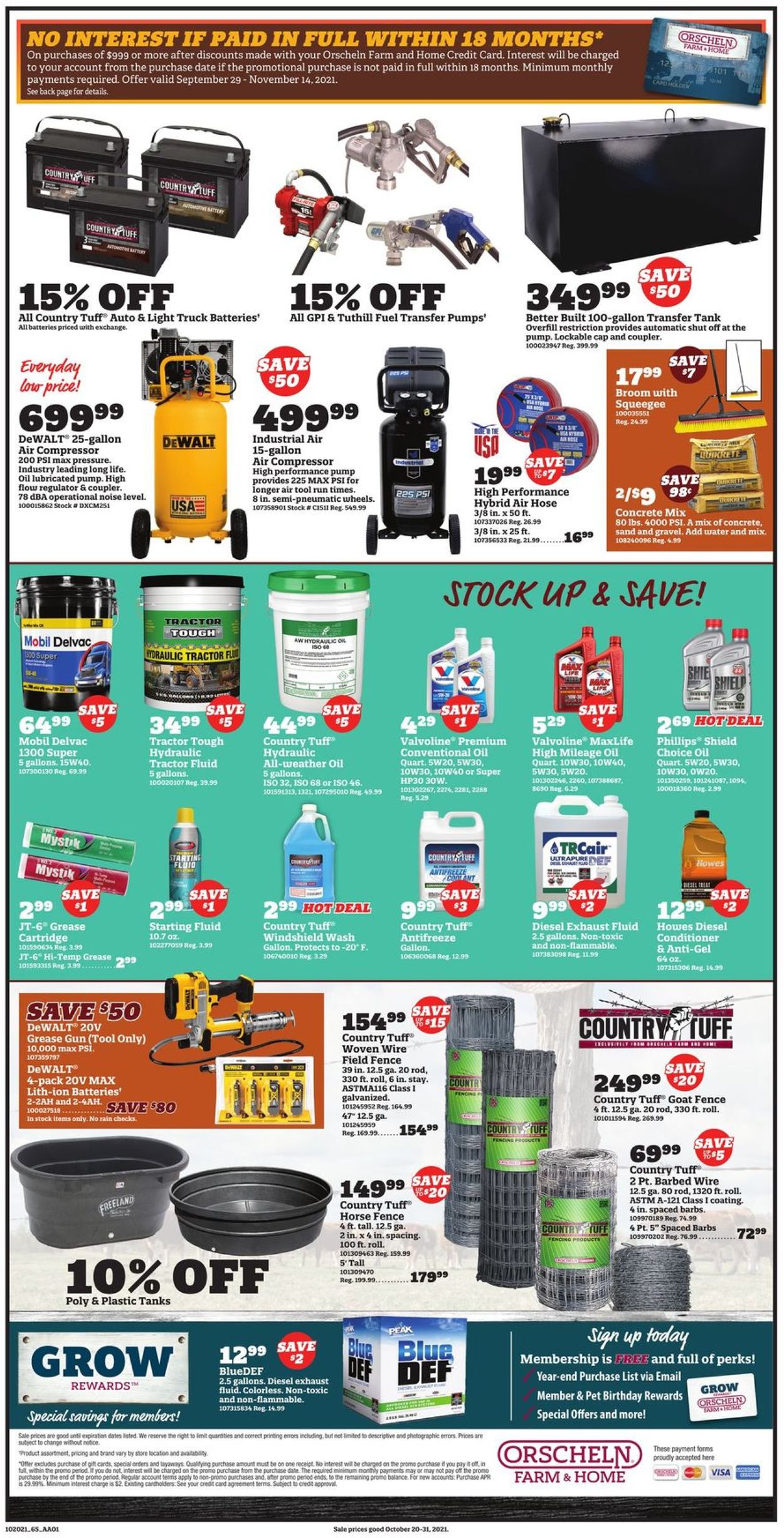 Orscheln Farm and Home Weekly Ad Circular - valid 10/20-10/31/2021 (Page 6)