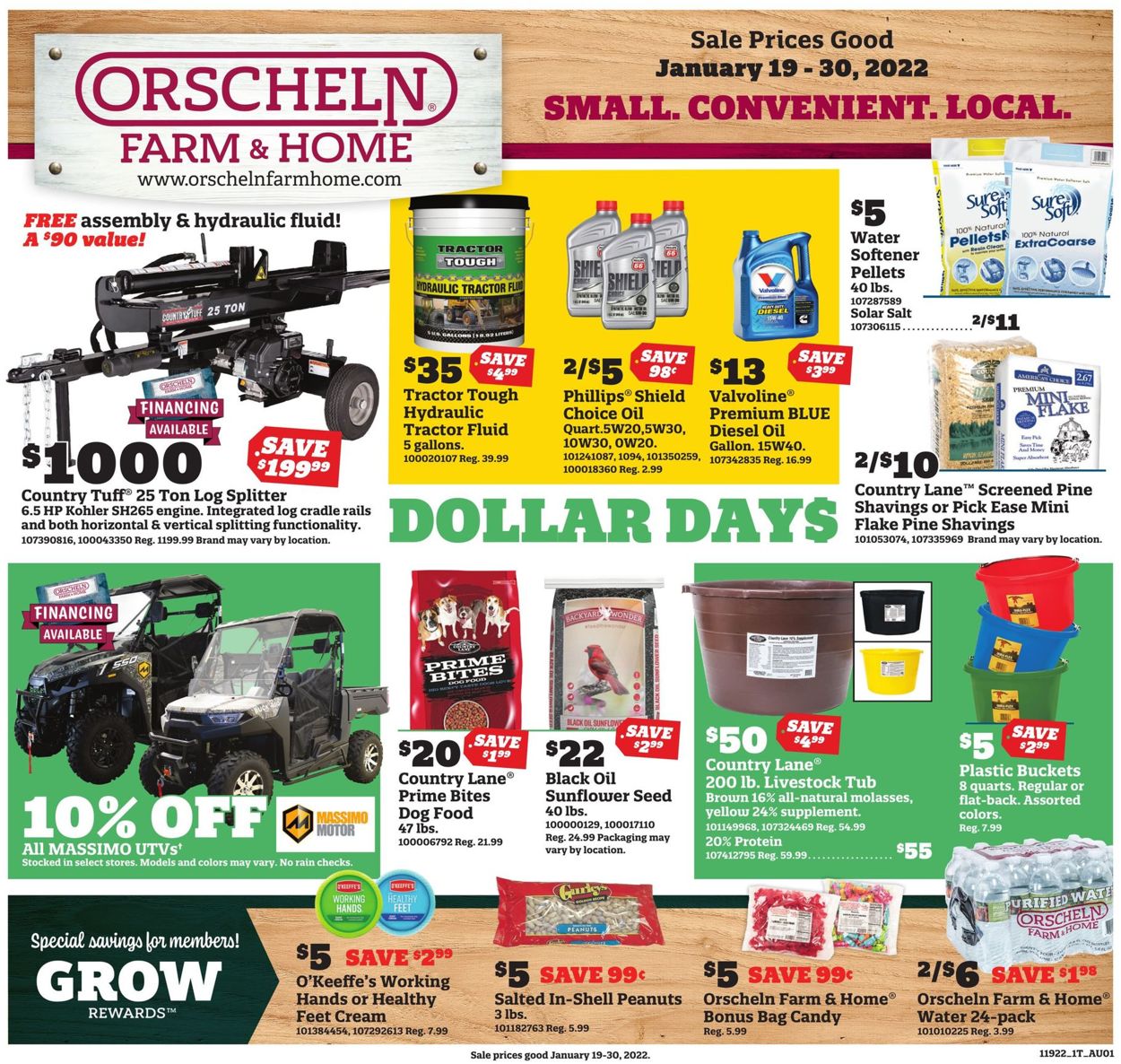 Orscheln Farm and Home Weekly Ad Circular - valid 01/19-01/30/2022