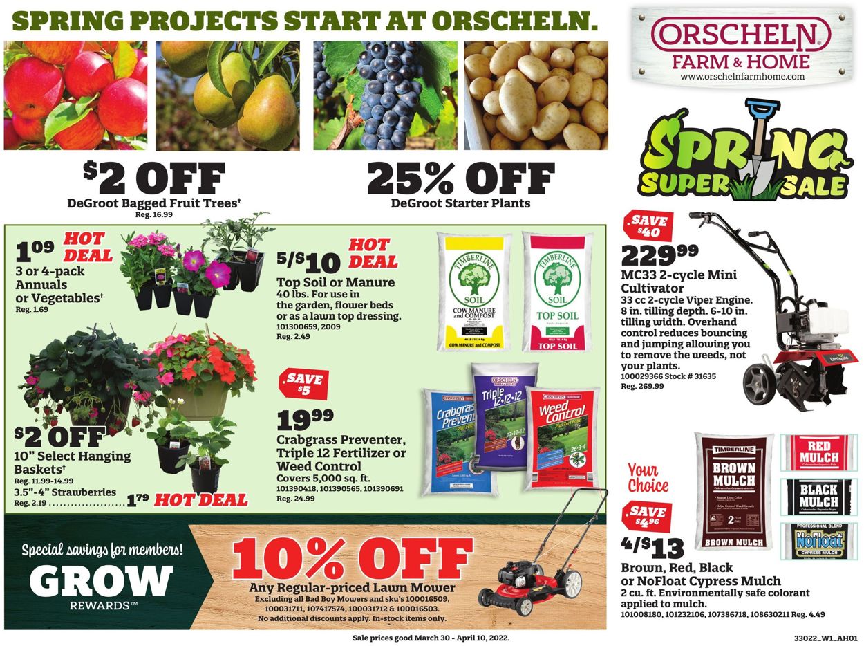 Orscheln Farm and Home Weekly Ad Circular - valid 03/30-04/10/2022 (Page 10)