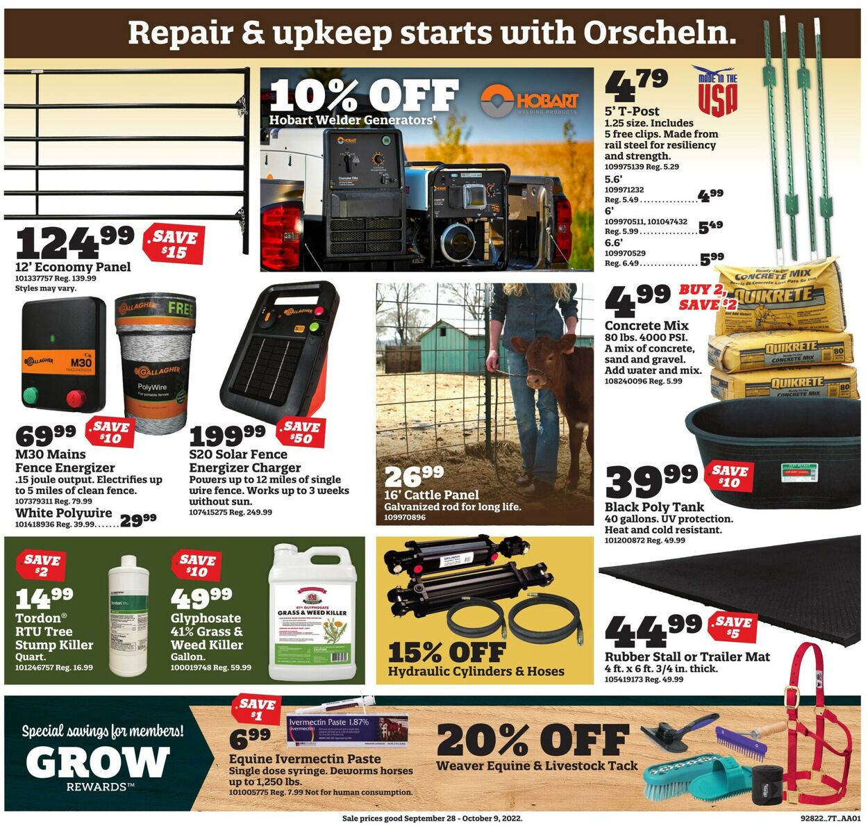 Orscheln Farm and Home Weekly Ad Circular - valid 09/28-10/09/2022 (Page 8)
