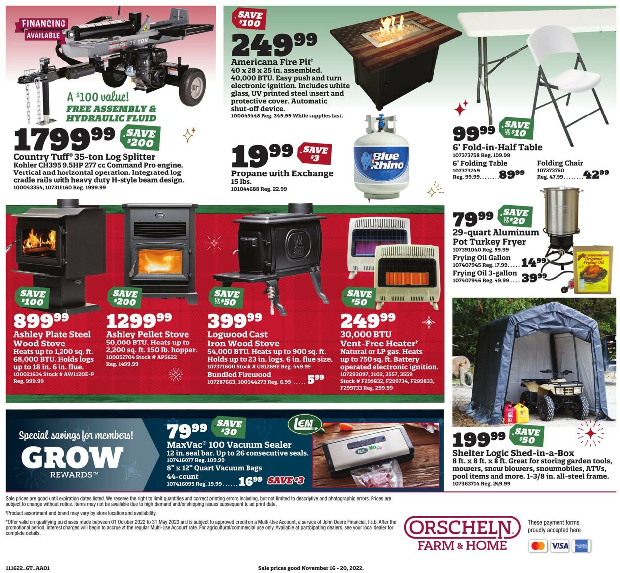 Orscheln Farm and Home Weekly Ad Circular - valid 11/16-11/20/2022 (Page 7)