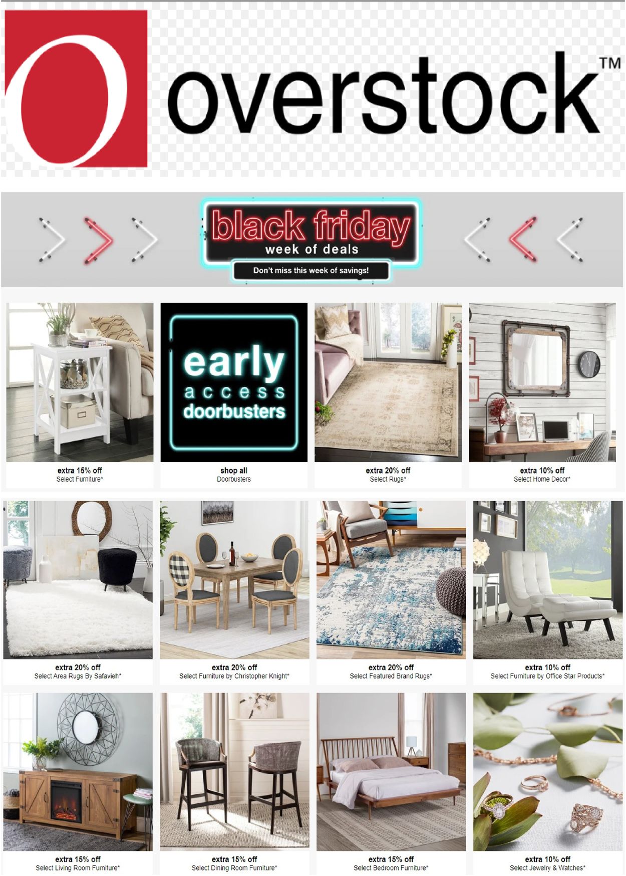 Overstock Christmas 2020 Weekly Ad Circular - valid 11/25-12/08/2020