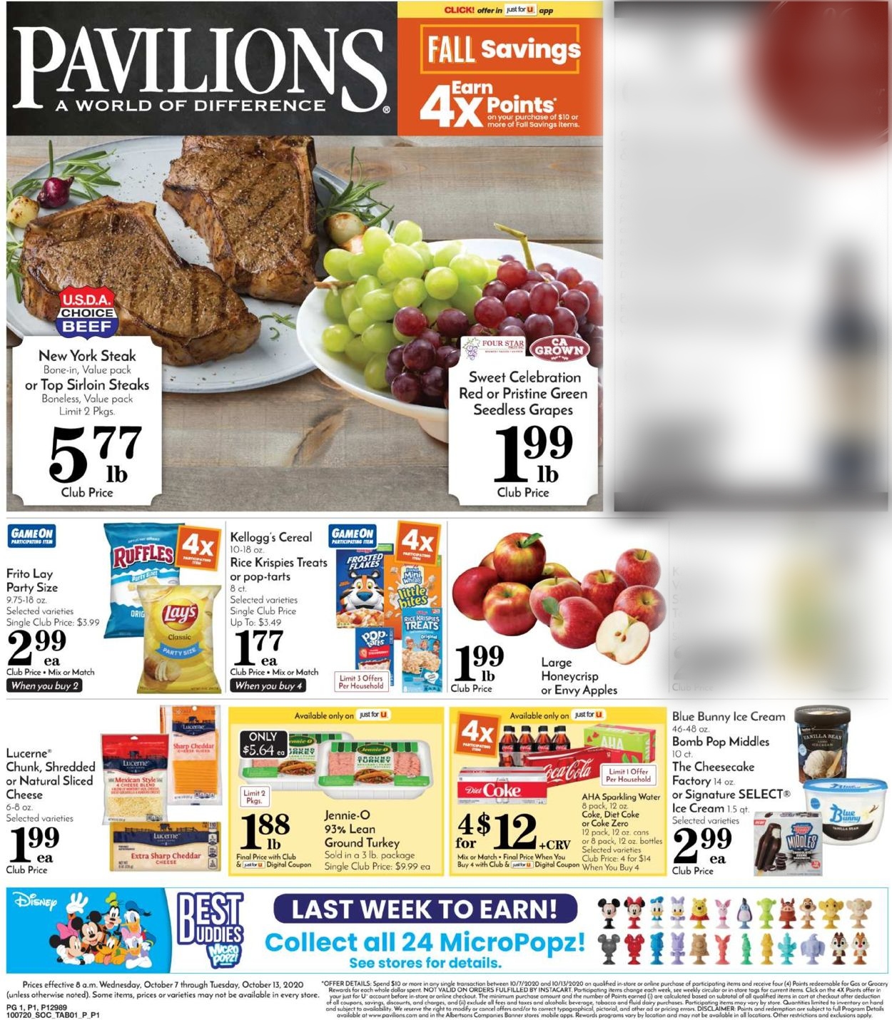 Pavilions Weekly Ad Circular - valid 10/07-10/13/2020