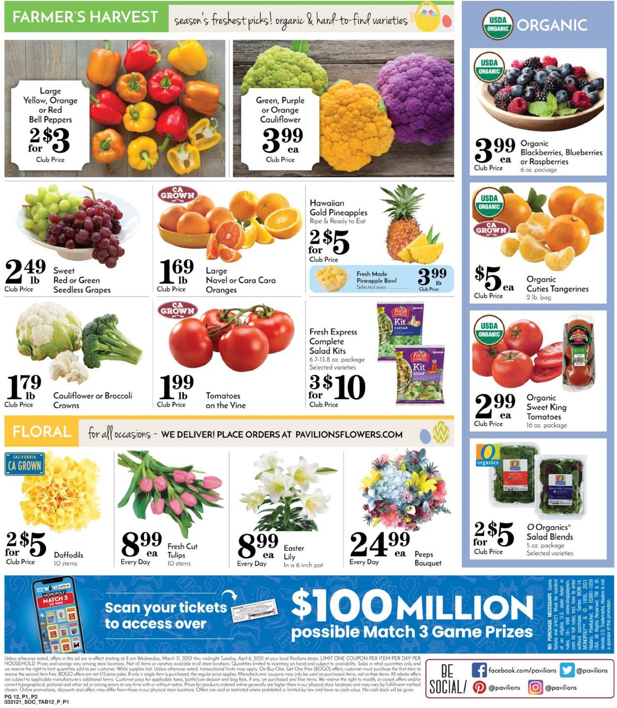 Pavilions - Easter 2021 Ad Weekly Ad Circular - valid 03/31-04/06/2021 (Page 12)