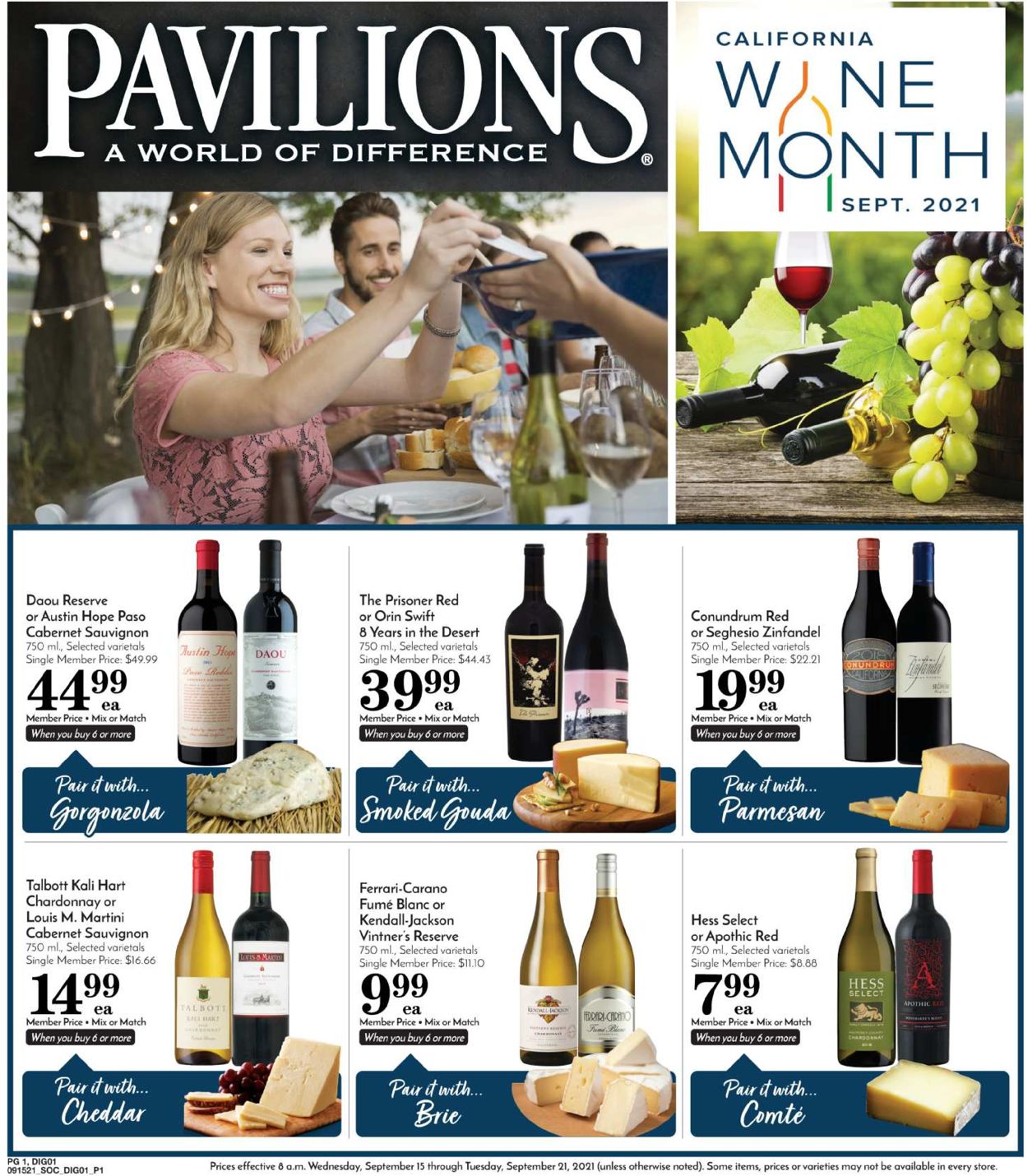 Pavilions Weekly Ad Circular - valid 09/15-09/21/2021