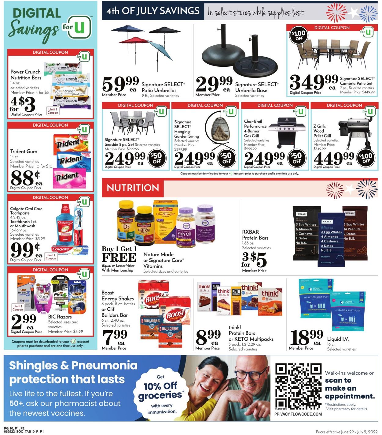 Pavilions Weekly Ad Circular - valid 06/29-07/05/2022 (Page 10)