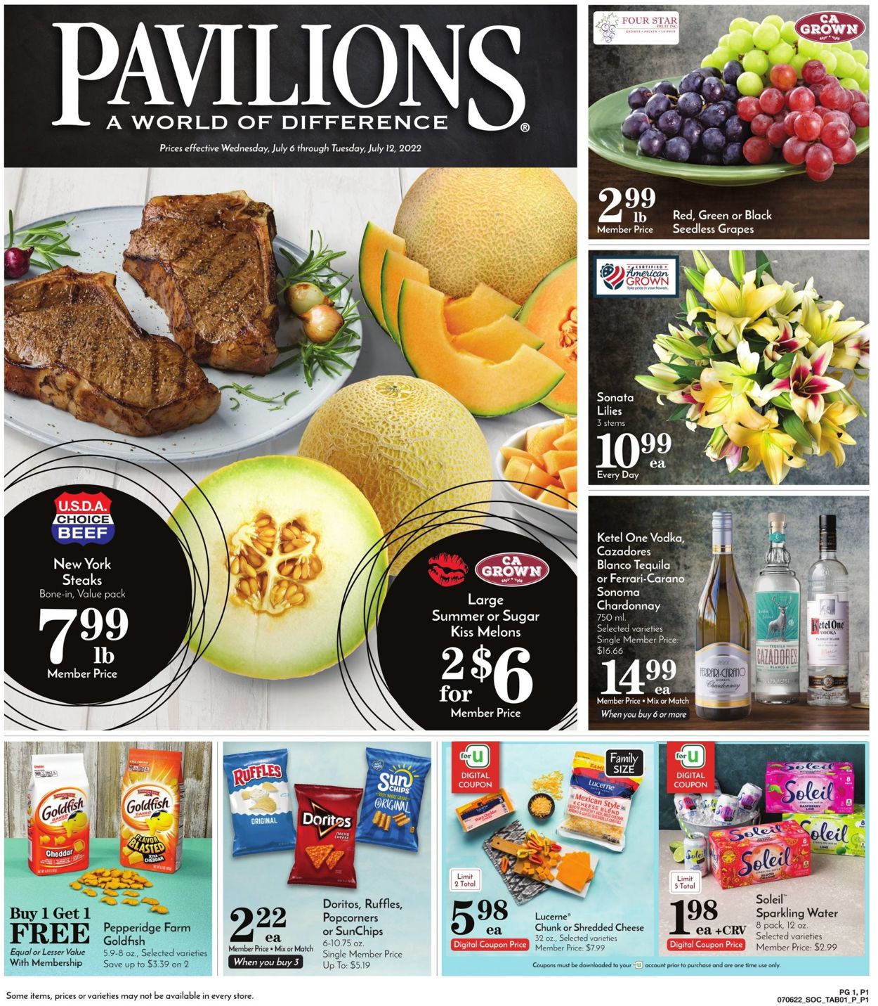 Pavilions Weekly Ad Circular - valid 07/06-07/12/2022