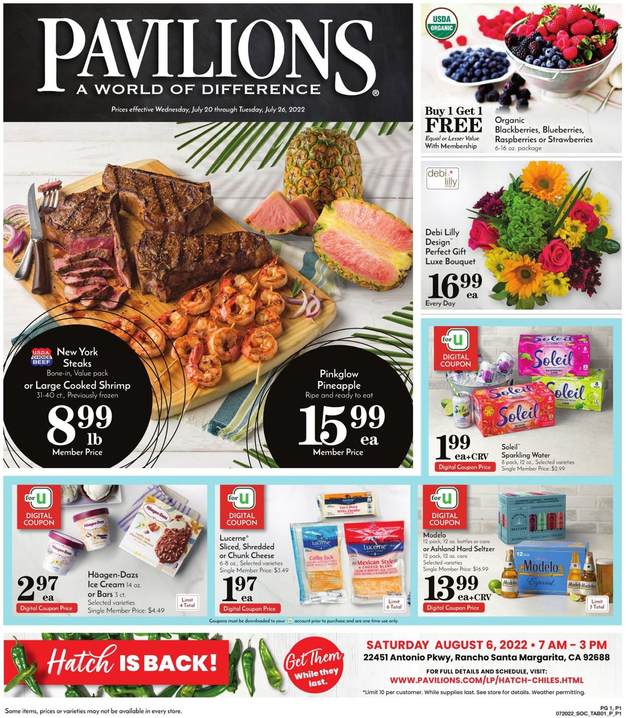 Pavilions Weekly Ad Circular - valid 07/20-07/26/2022