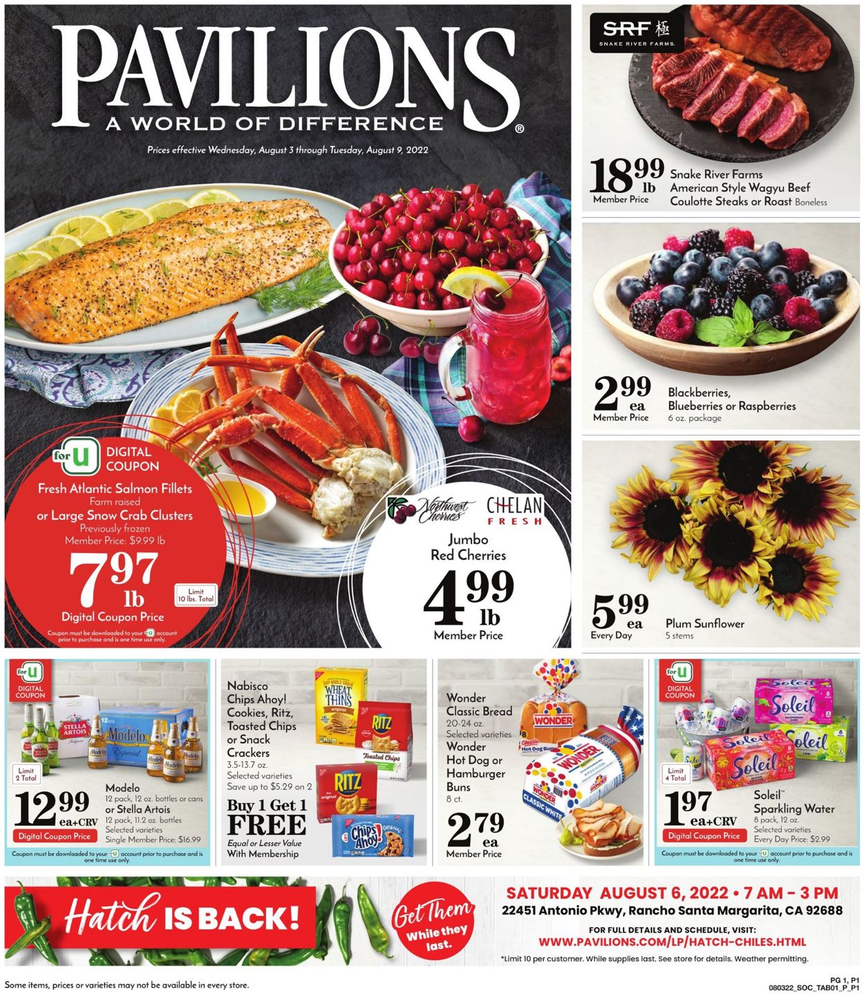 Pavilions Weekly Ad Circular - valid 08/03-08/09/2022