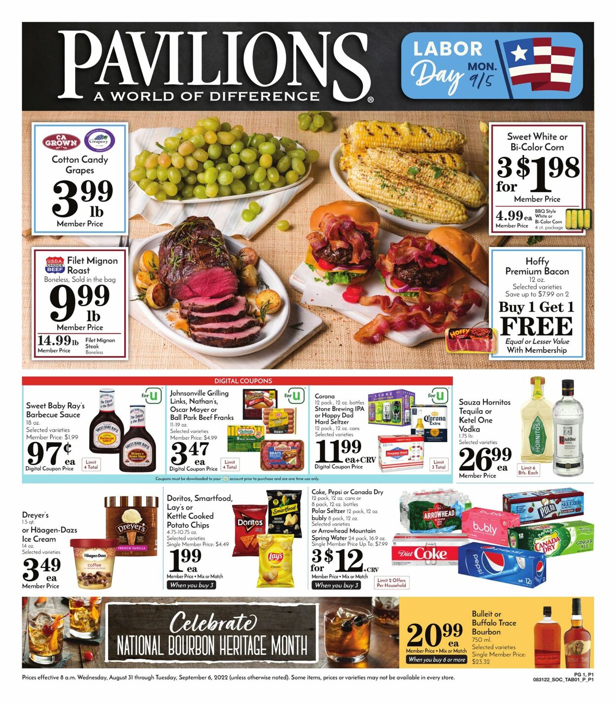 Pavilions Weekly Ad Circular - valid 08/31-09/06/2022