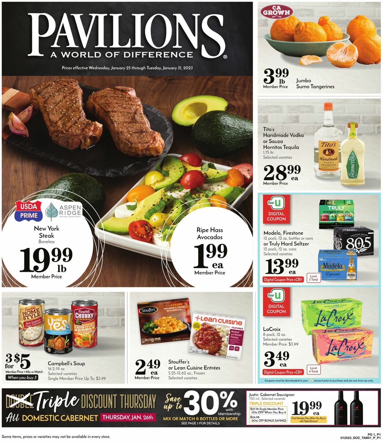 Pavilions Weekly Ad Circular - valid 01/25-01/31/2023