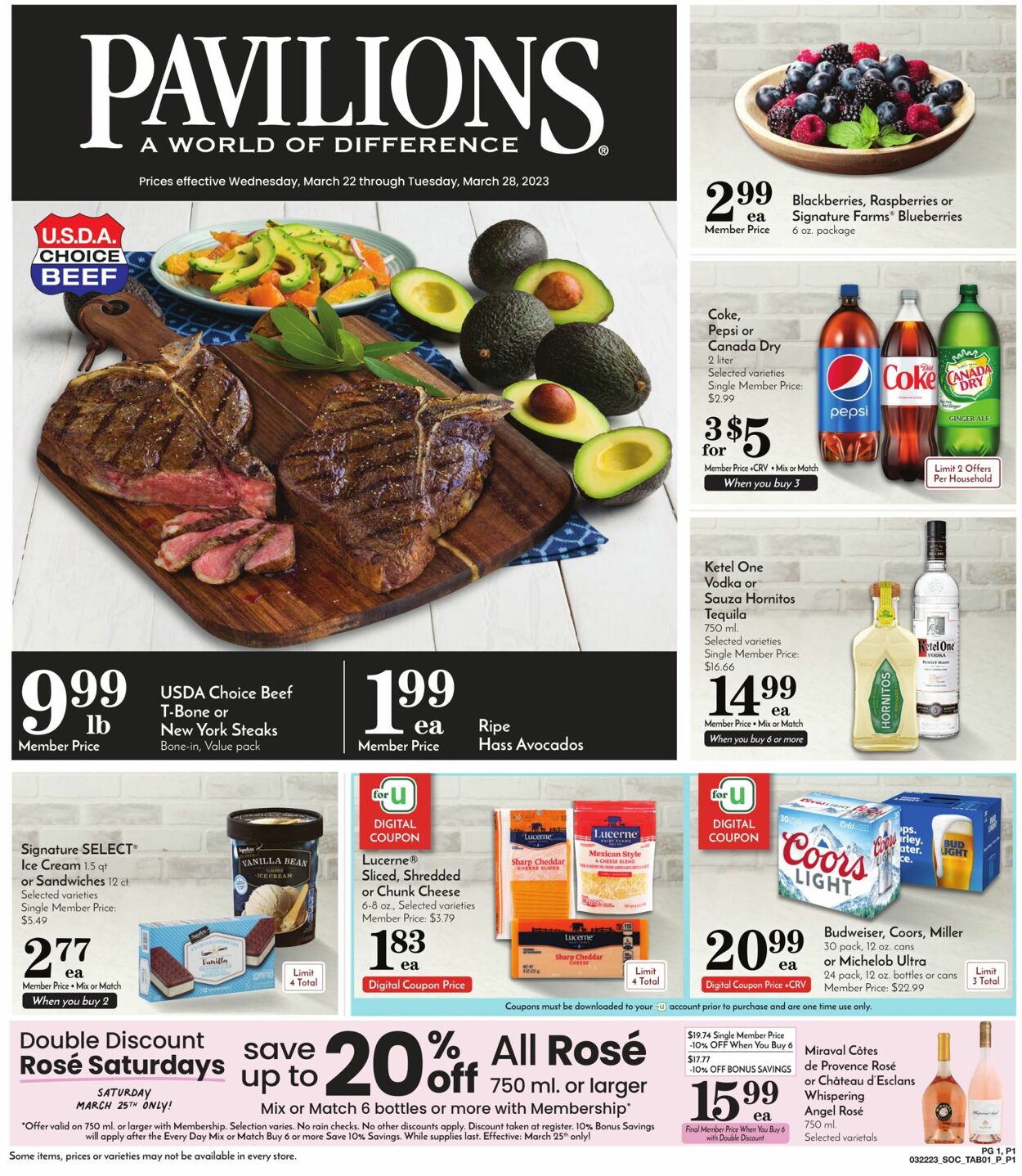 Pavilions Weekly Ad Circular - valid 03/22-03/28/2023