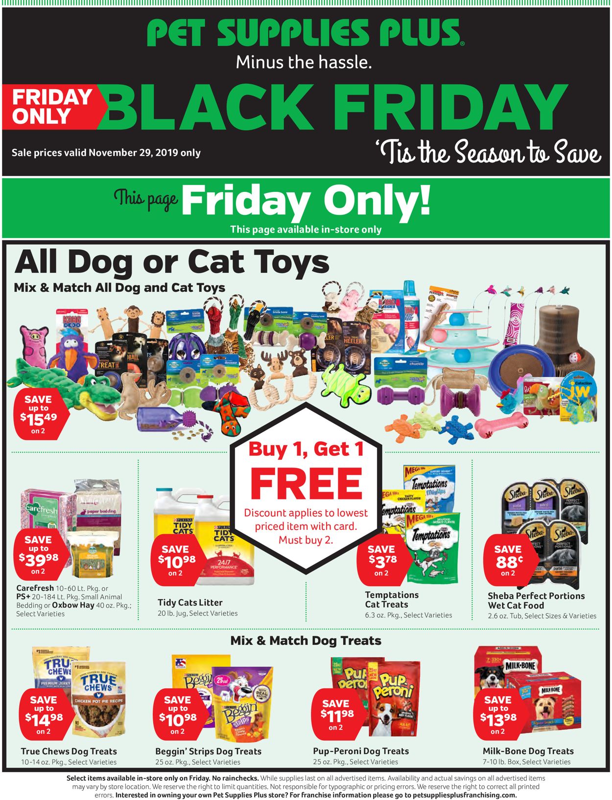 Pet Supplies Plus - Black Friday Ad 2019 Weekly Ad Circular - valid 11/29-11/29/2019