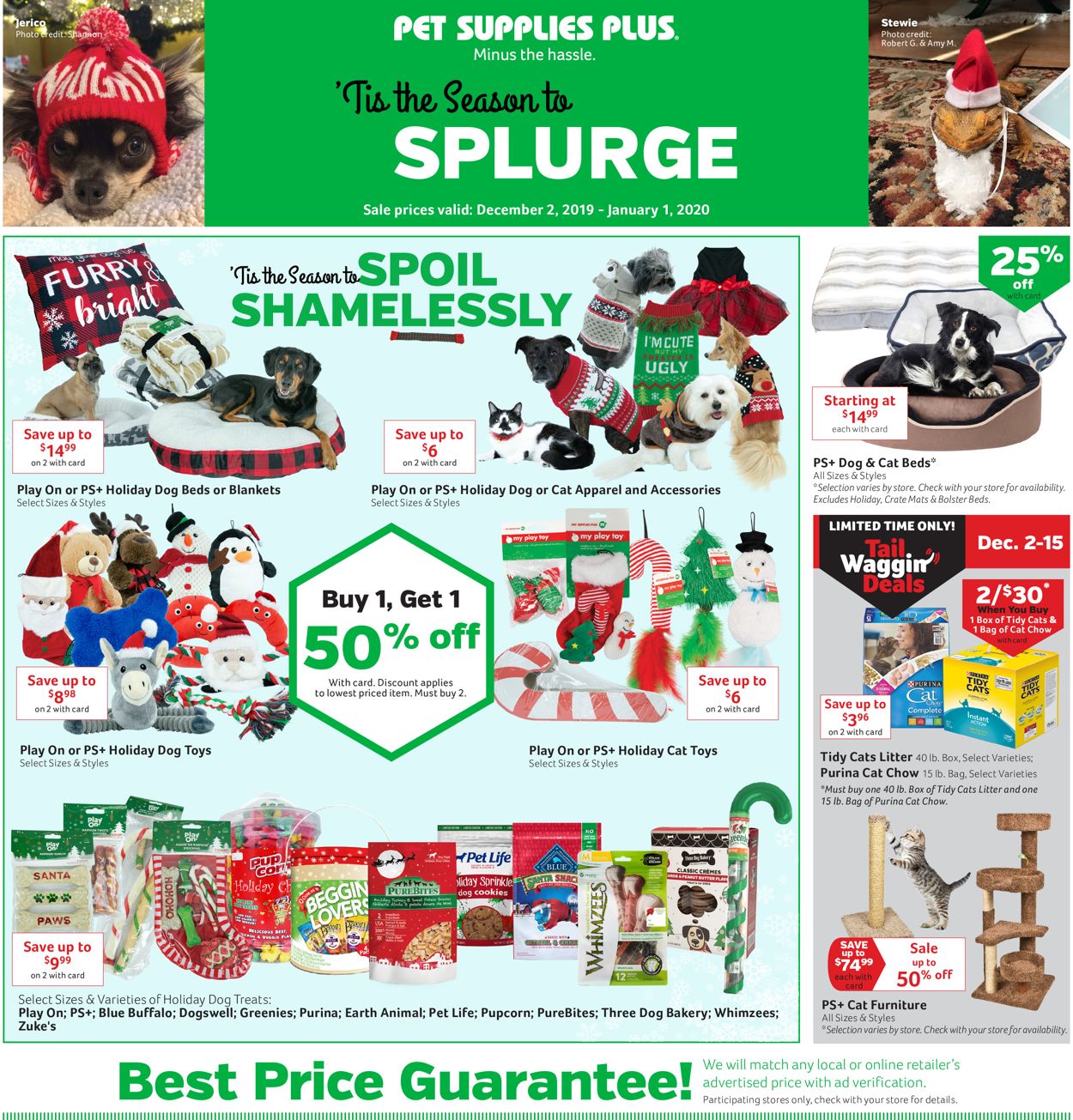 Pet Supplies Plus - Holiday Ad 2019 Weekly Ad Circular - valid 12/02-01/01/2020