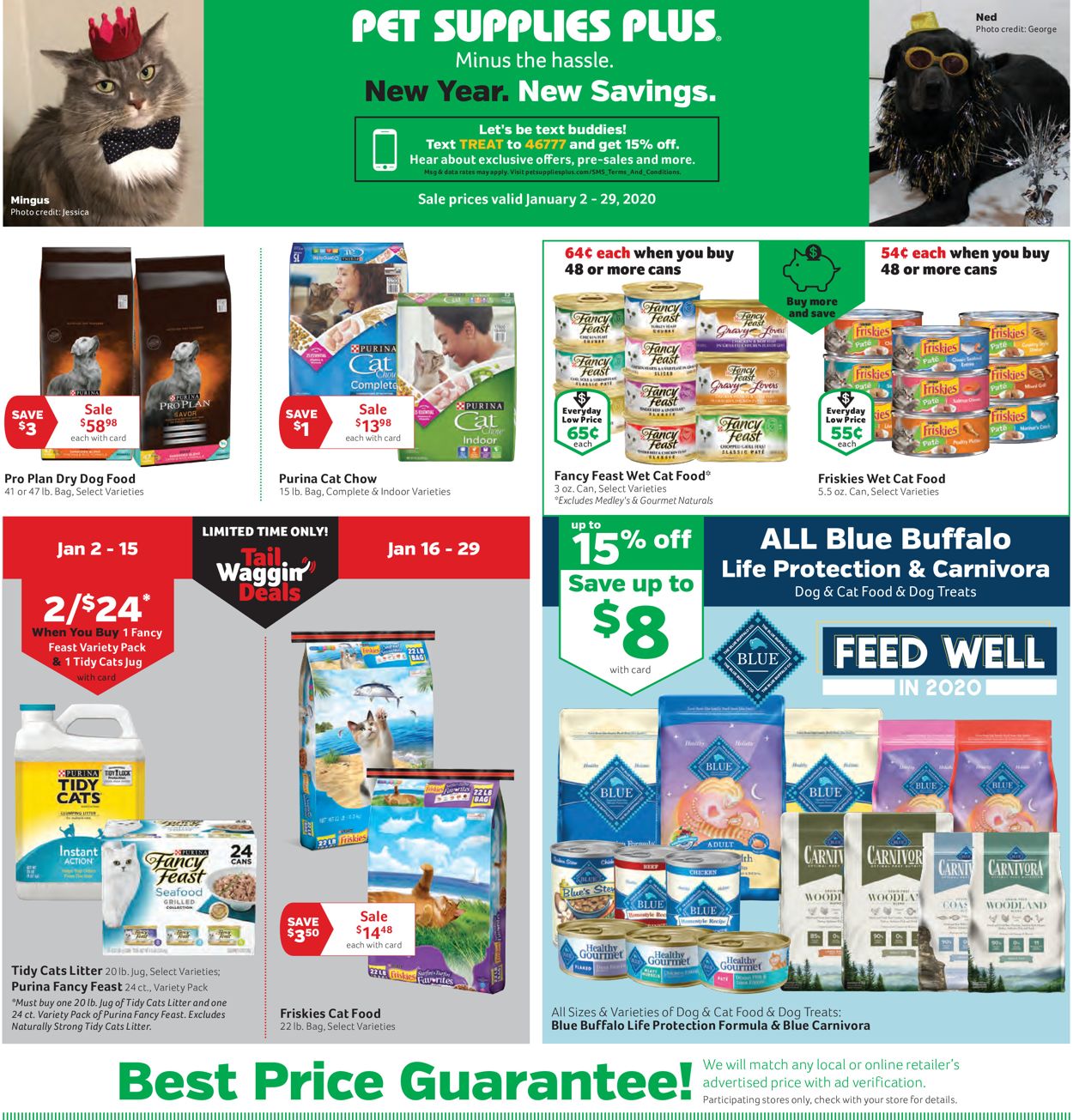 Pet Supplies Plus Weekly Ad Circular - valid 01/02-01/29/2020