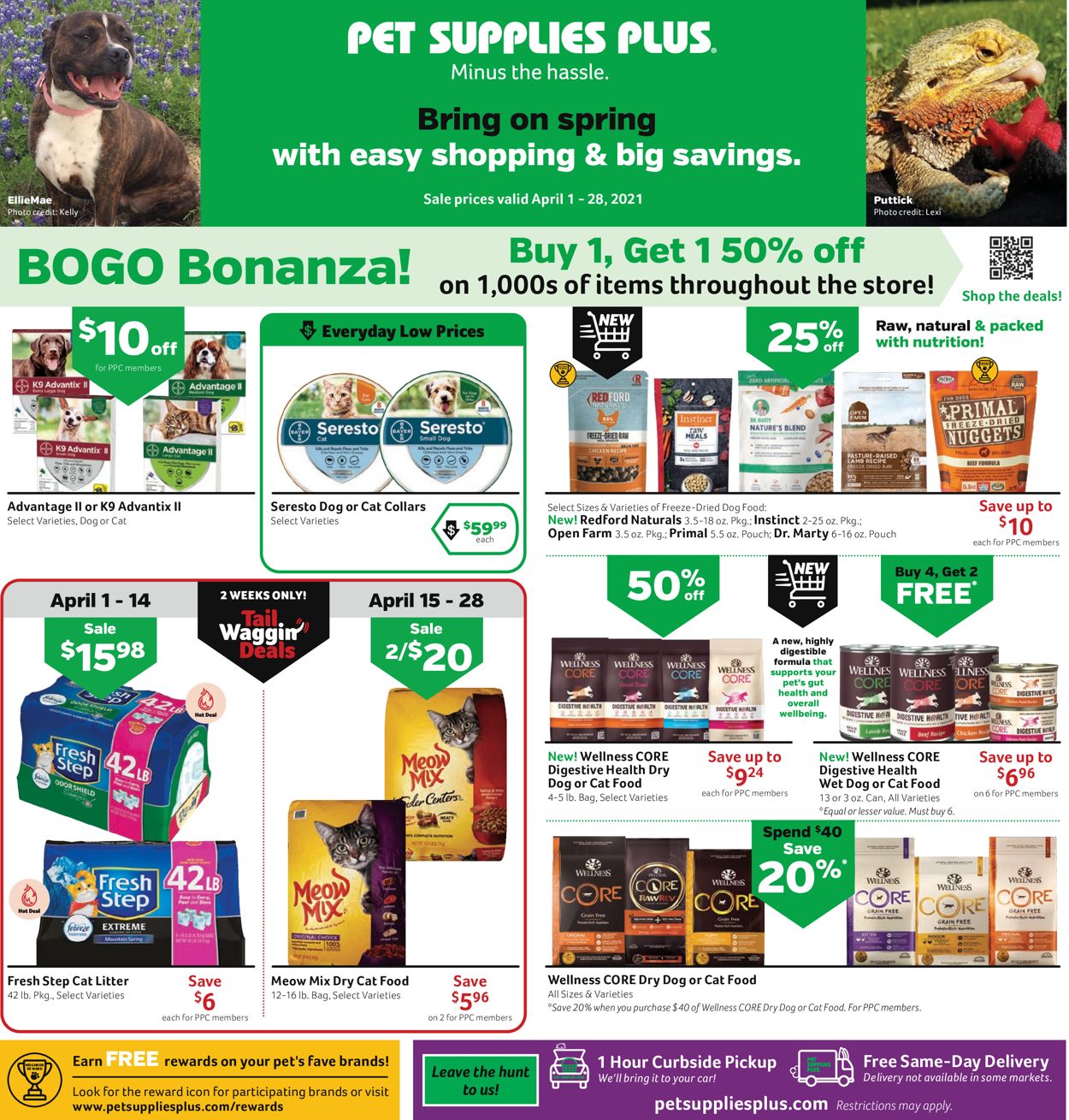 Pet Supplies Plus Weekly Ad Circular - valid 04/01-04/28/2021