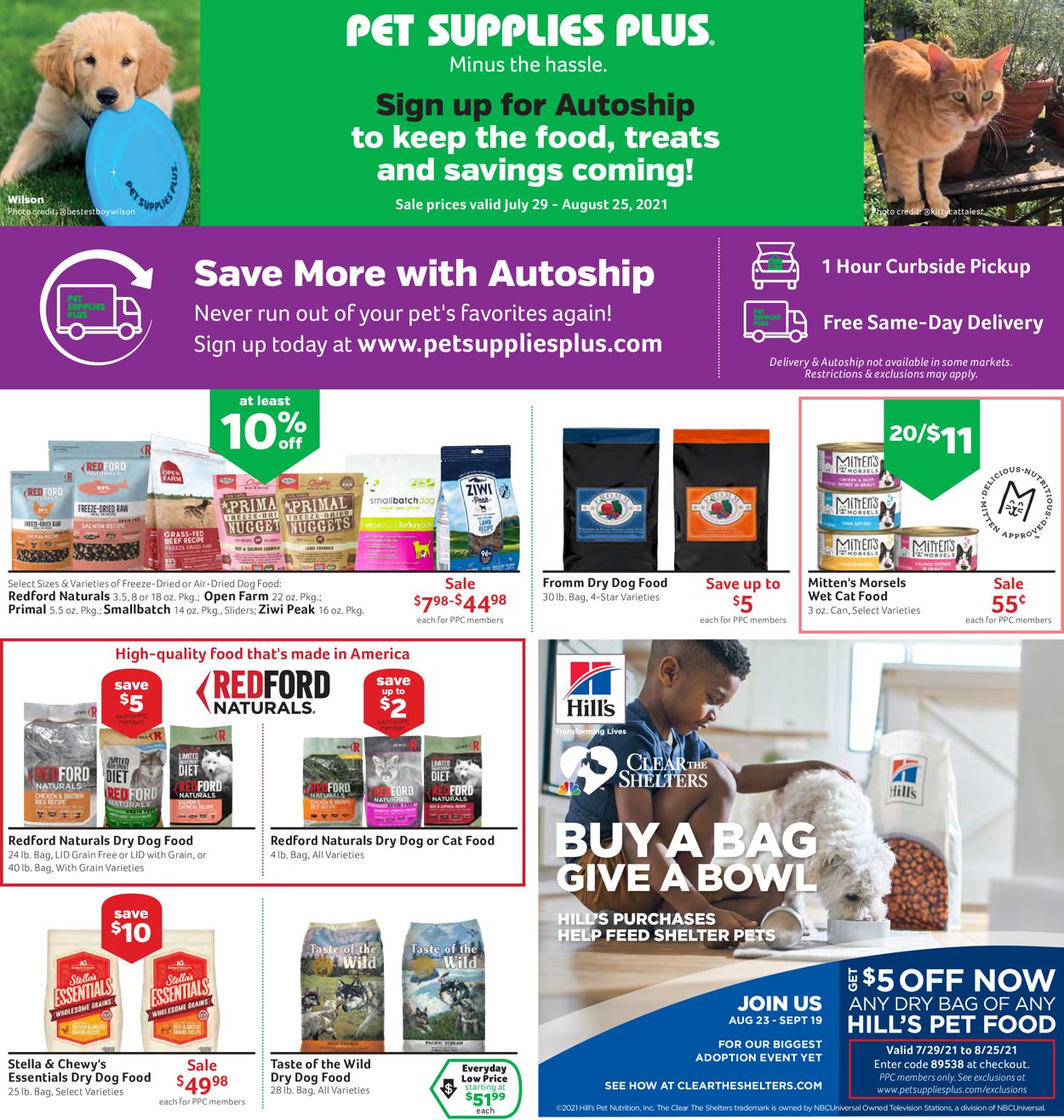 Pet Supplies Plus Weekly Ad Circular - valid 07/29-08/25/2021