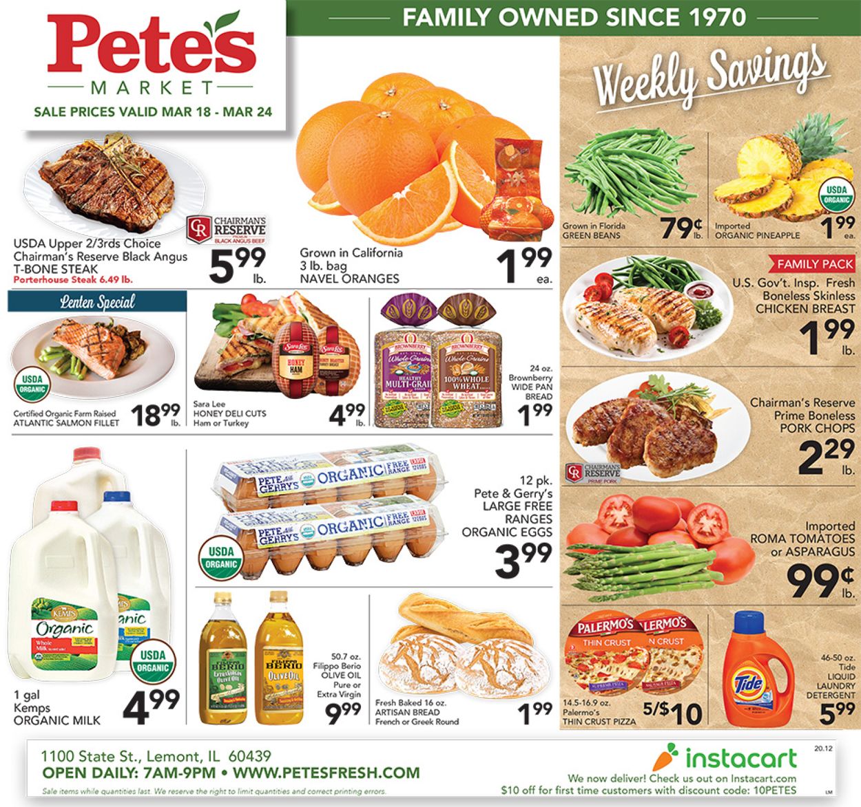 Pete's Fresh Market Weekly Ad Circular - valid 03/18-03/24/2020