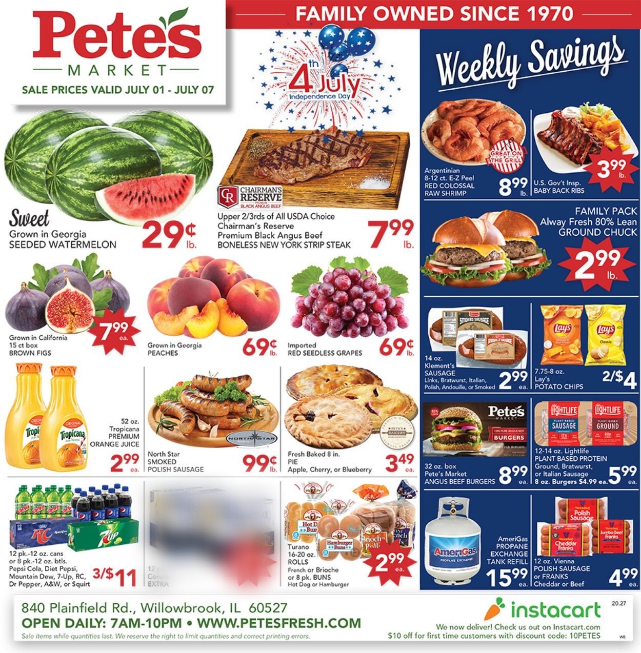 Pete's Fresh Market Weekly Ad Circular - valid 07/01-07/07/2020