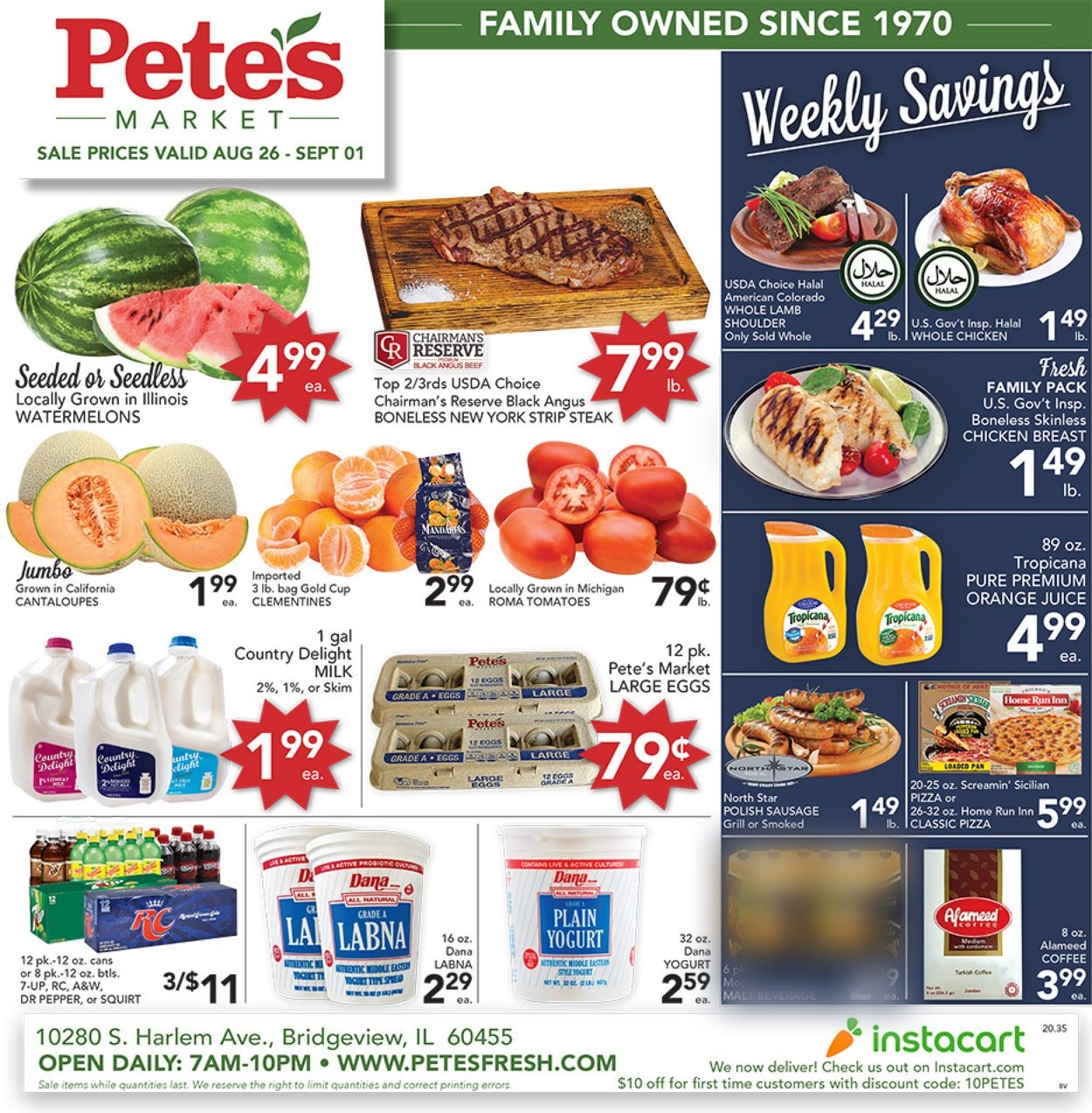 Pete's Fresh Market Weekly Ad Circular - valid 08/26-09/01/2020