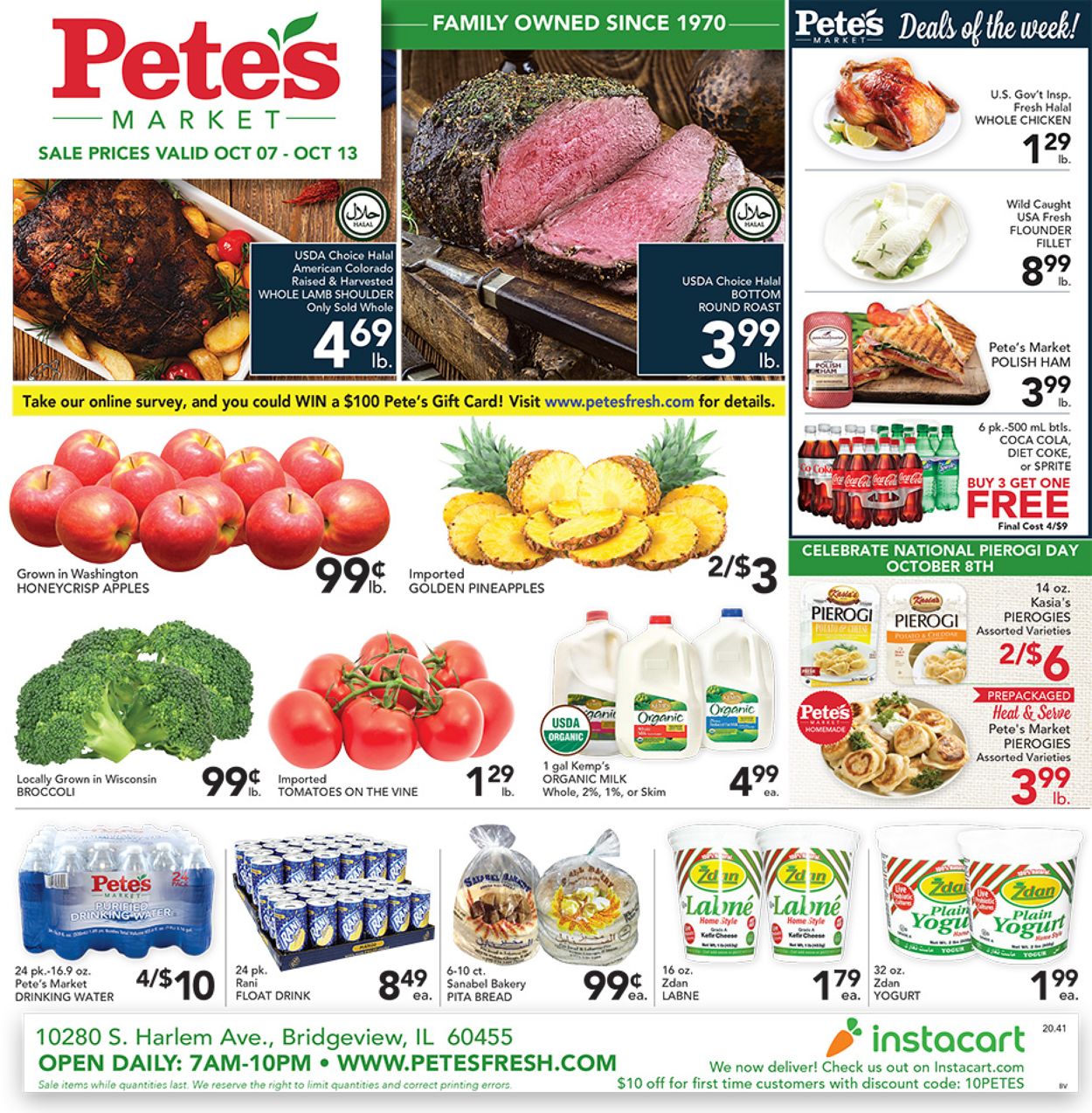 Pete's Fresh Market Weekly Ad Circular - valid 10/07-10/13/2020