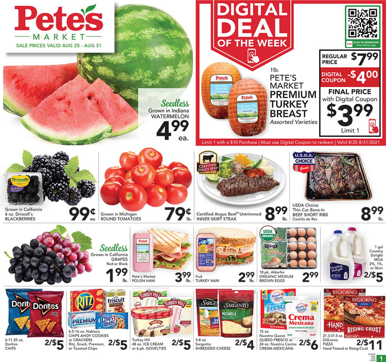 Pete's Fresh Market Weekly Ad Circular - valid 08/25-08/31/2021