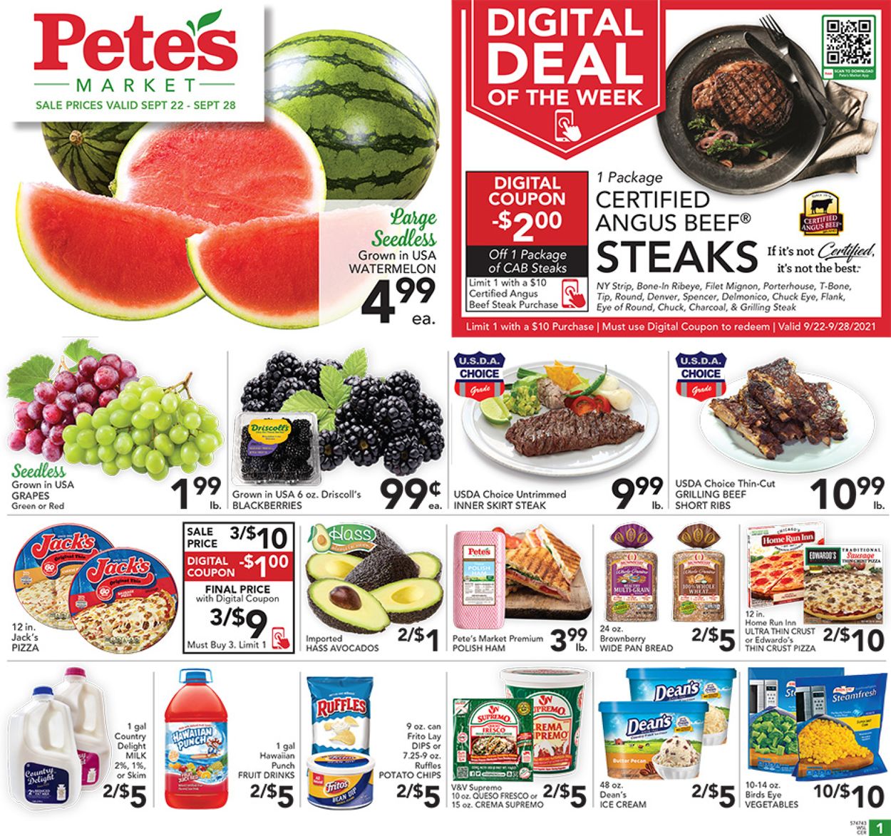 Pete's Fresh Market Weekly Ad Circular - valid 09/22-09/28/2021