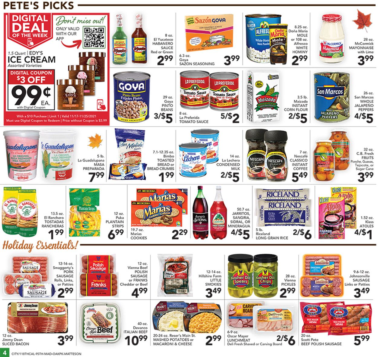 Pete's Fresh Market THANKSGIVING 2021 Weekly Ad Circular - valid 11/17-11/25/2021 (Page 4)