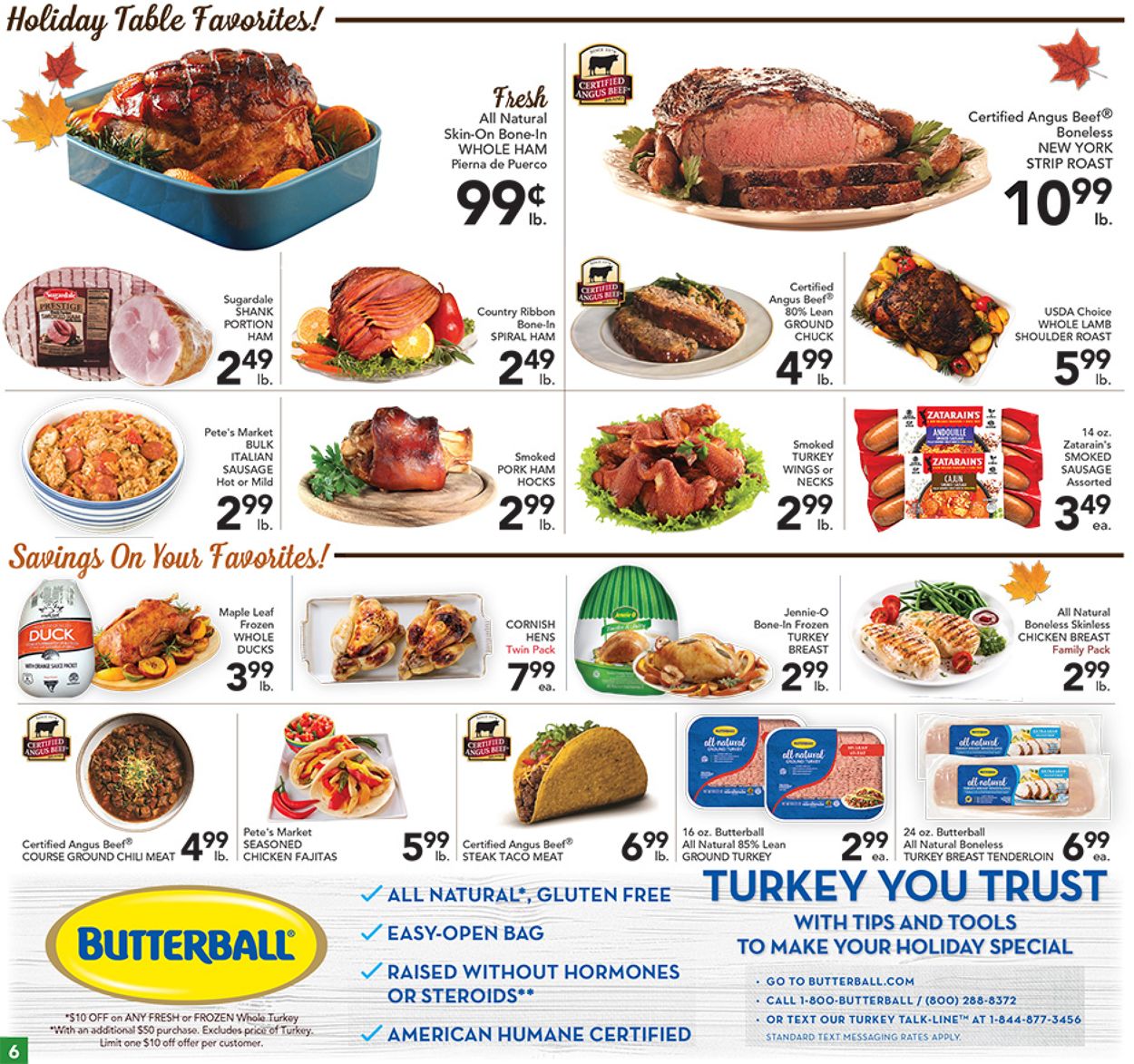 Pete's Fresh Market THANKSGIVING 2021 Weekly Ad Circular - valid 11/17-11/25/2021 (Page 6)
